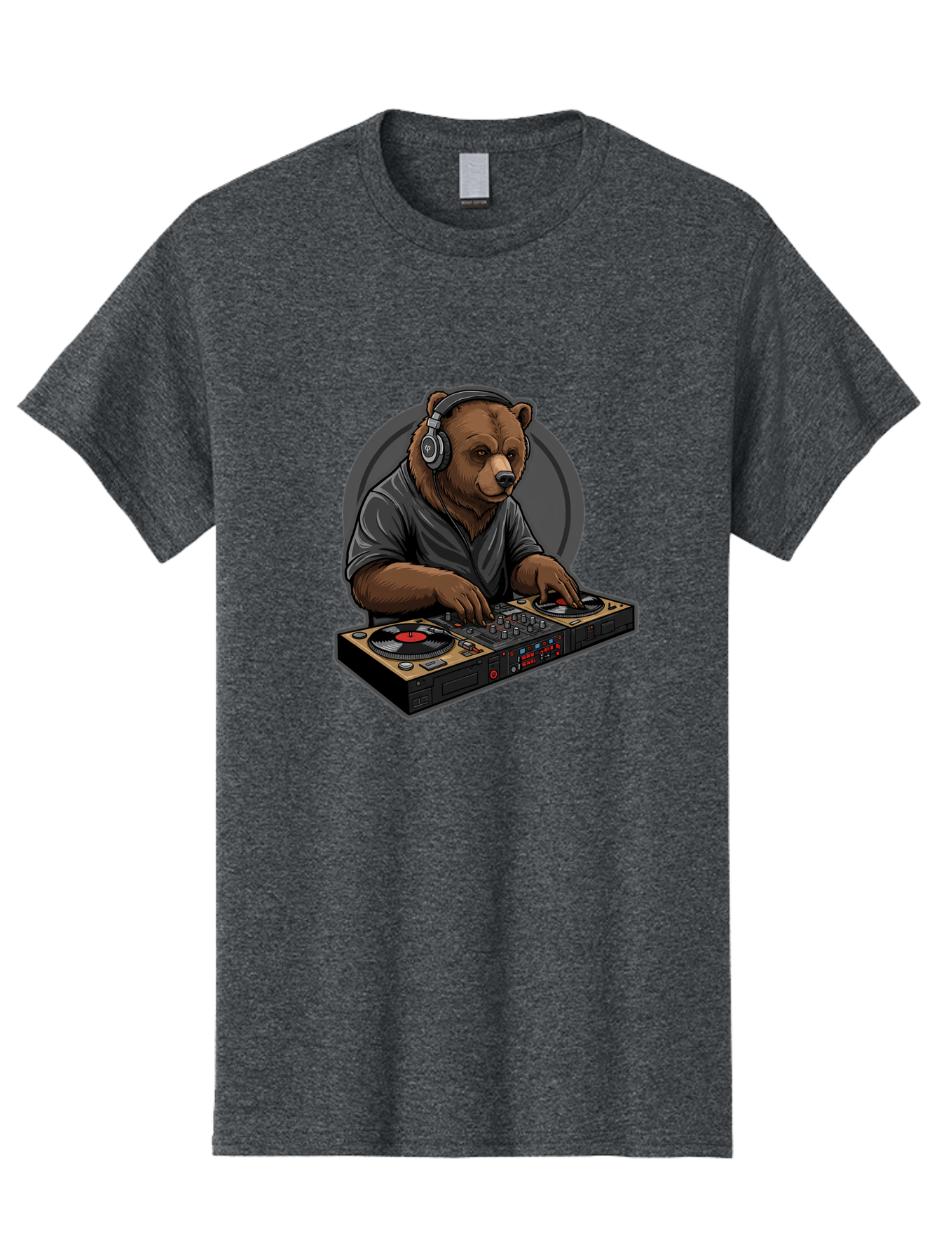 Bear-Dj Men'S Graphic Tee, 100% Cotton, Comfortable Casual Summer Wear, Machine Washable, Vintage Camera, Old Camera, Antique Camera, Black Camera, Classic Photography, Photography Equipment, Nostalgic Device, Film Camera, Camera Art Bae850