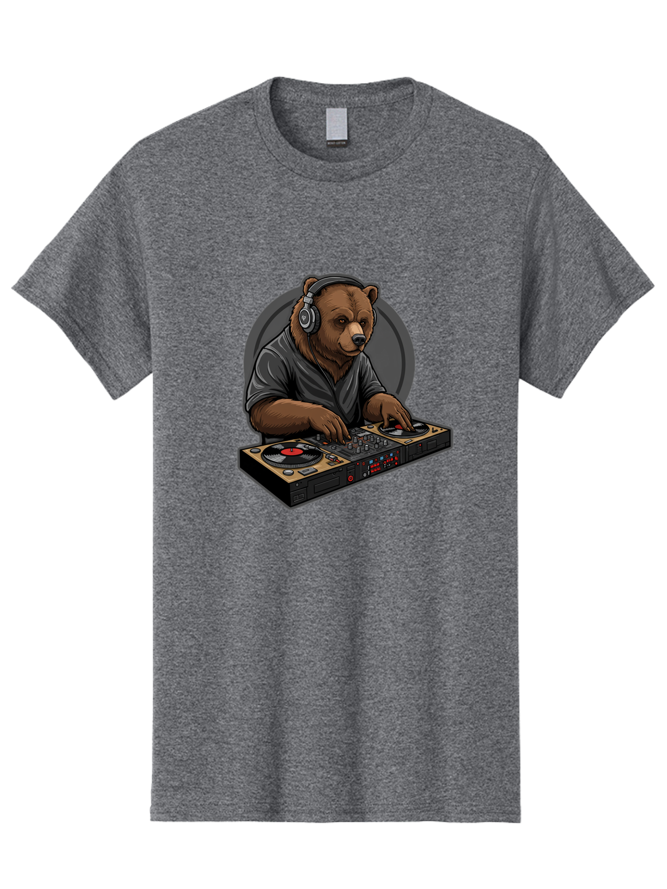 Bear-Dj Men'S Graphic Tee, 100% Cotton, Comfortable Casual Summer Wear, Machine Washable, Vintage Camera, Old Camera, Antique Camera, Black Camera, Classic Photography, Photography Equipment, Nostalgic Device, Film Camera, Camera Art Bae850