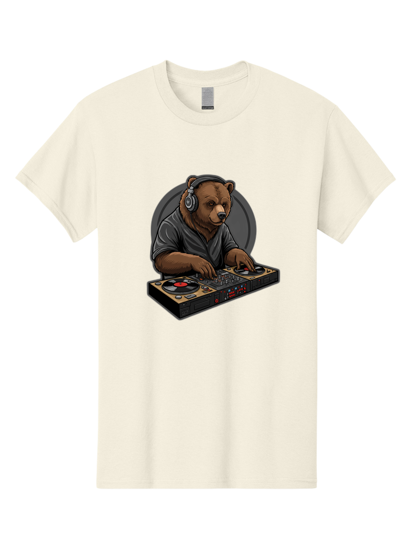 Bear-Dj Men'S Graphic Tee, 100% Cotton, Comfortable Casual Summer Wear, Machine Washable, Vintage Camera, Old Camera, Antique Camera, Black Camera, Classic Photography, Photography Equipment, Nostalgic Device, Film Camera, Camera Art Bae850
