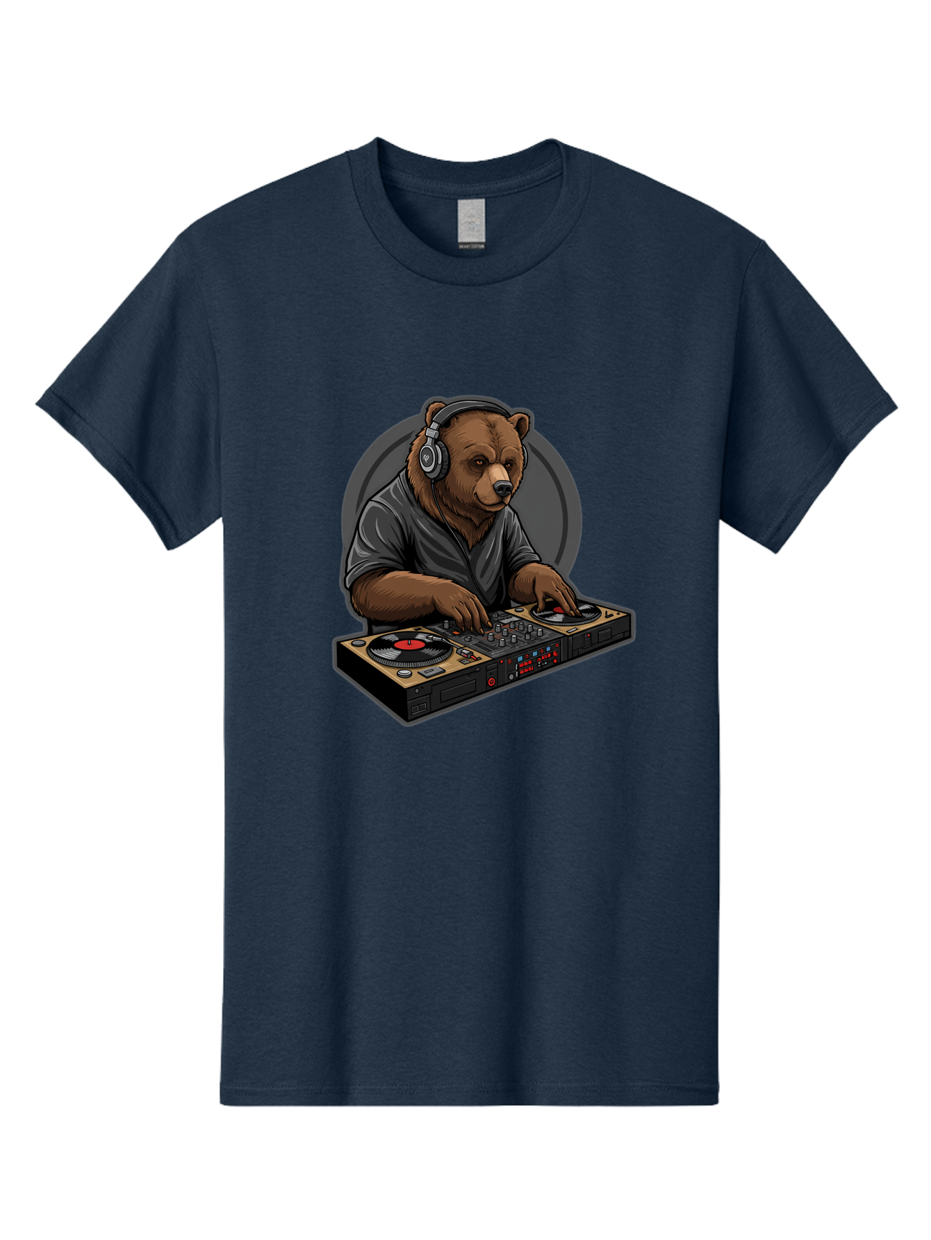 Bear-Dj Men'S Graphic Tee, 100% Cotton, Comfortable Casual Summer Wear, Machine Washable, Vintage Camera, Old Camera, Antique Camera, Black Camera, Classic Photography, Photography Equipment, Nostalgic Device, Film Camera, Camera Art Bae850