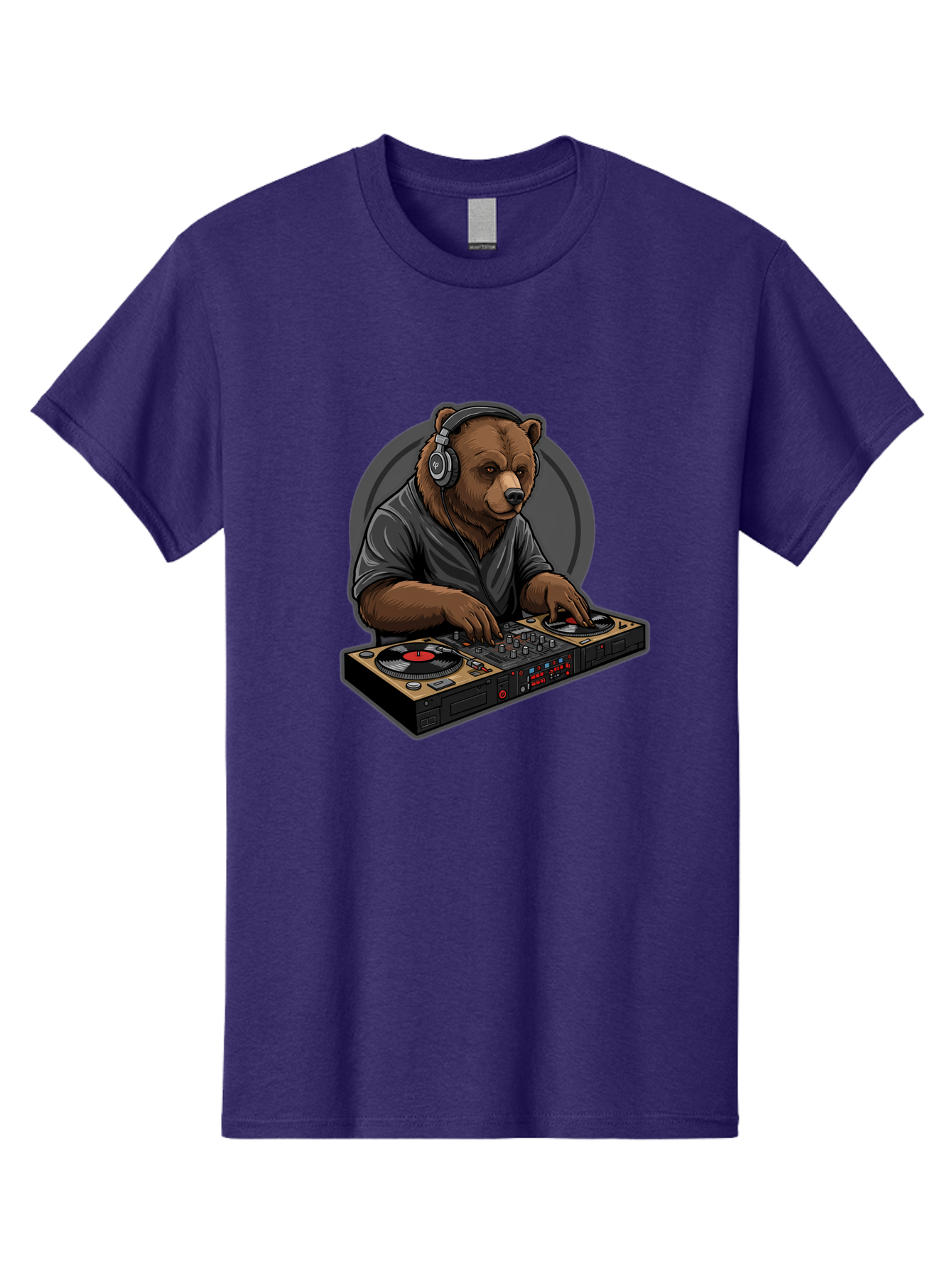 Bear-Dj Men'S Graphic Tee, 100% Cotton, Comfortable Casual Summer Wear, Machine Washable, Vintage Camera, Old Camera, Antique Camera, Black Camera, Classic Photography, Photography Equipment, Nostalgic Device, Film Camera, Camera Art Bae850