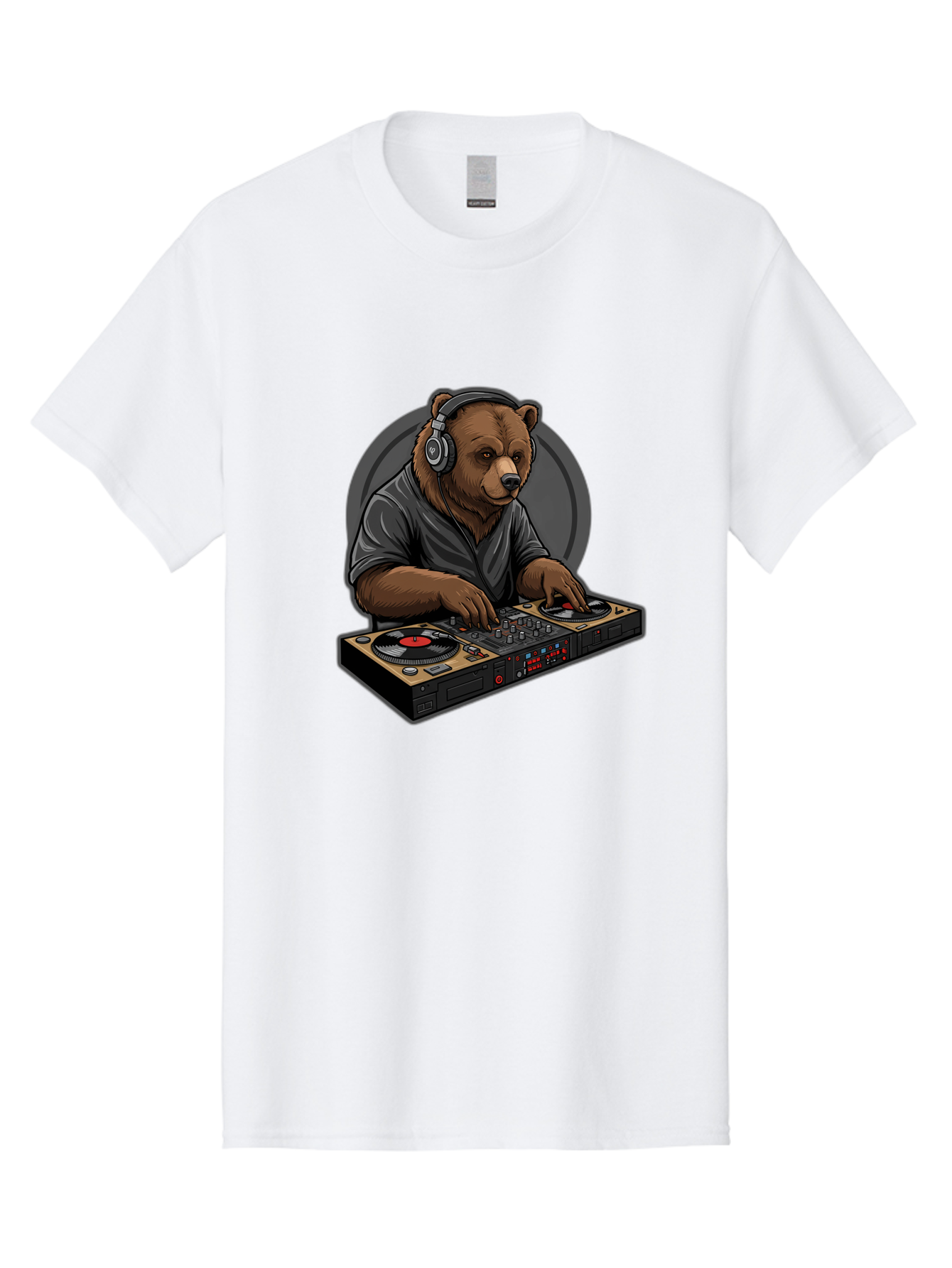 Bear-Dj Men'S Graphic Tee, 100% Cotton, Comfortable Casual Summer Wear, Machine Washable, Vintage Camera, Old Camera, Antique Camera, Black Camera, Classic Photography, Photography Equipment, Nostalgic Device, Film Camera, Camera Art Bae850