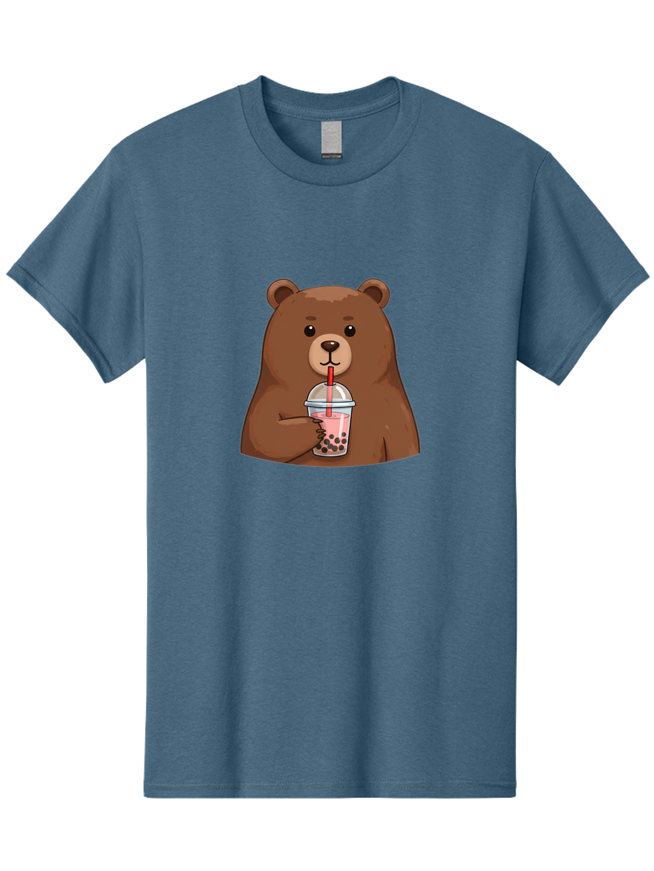 Bear-Drinking-Boba Men'S Graphic Tee, 100% Cotton, Comfortable Casual Summer Wear, Machine Washable, Vintage Camera, Old Camera, Antique Camera, Black Camera, Classic Photography, Photography Equipment, Nostalgic Device, Film Camera, Camera Art Bae851