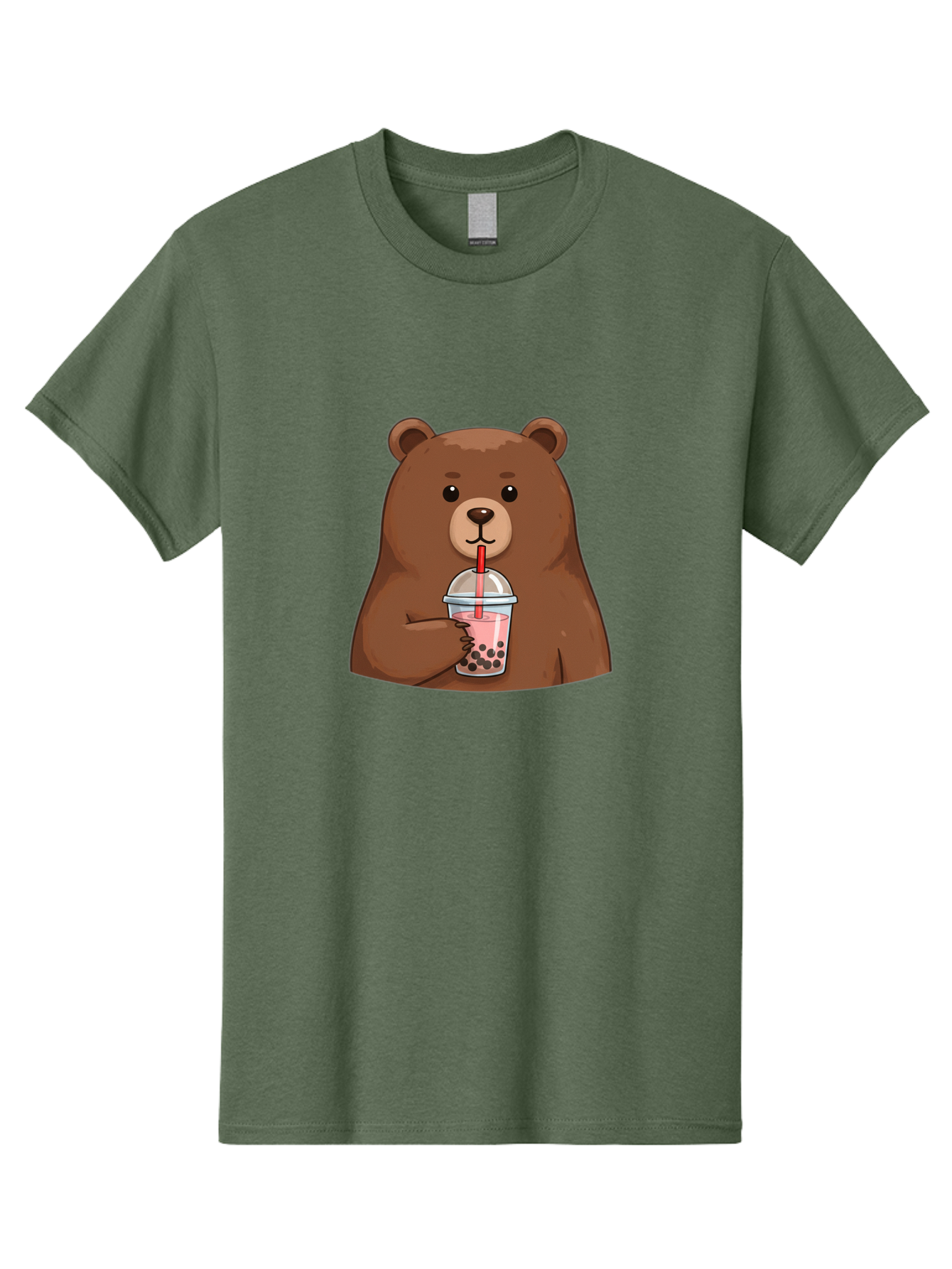 Bear-Drinking-Boba Men'S Graphic Tee, 100% Cotton, Comfortable Casual Summer Wear, Machine Washable, Vintage Camera, Old Camera, Antique Camera, Black Camera, Classic Photography, Photography Equipment, Nostalgic Device, Film Camera, Camera Art Bae851