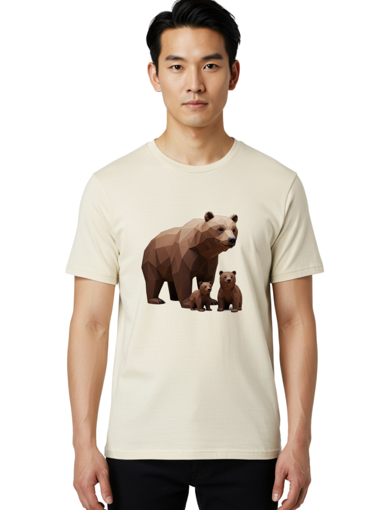 Bear-Family Men'S Graphic Tee, 100% Cotton, Comfortable Casual Summer Wear, Machine Washable, Vintage Camera, Old Camera, Antique Camera, Black Camera, Classic Photography, Photography Equipment, Nostalgic Device, Film Camera, Camera Art Bae852