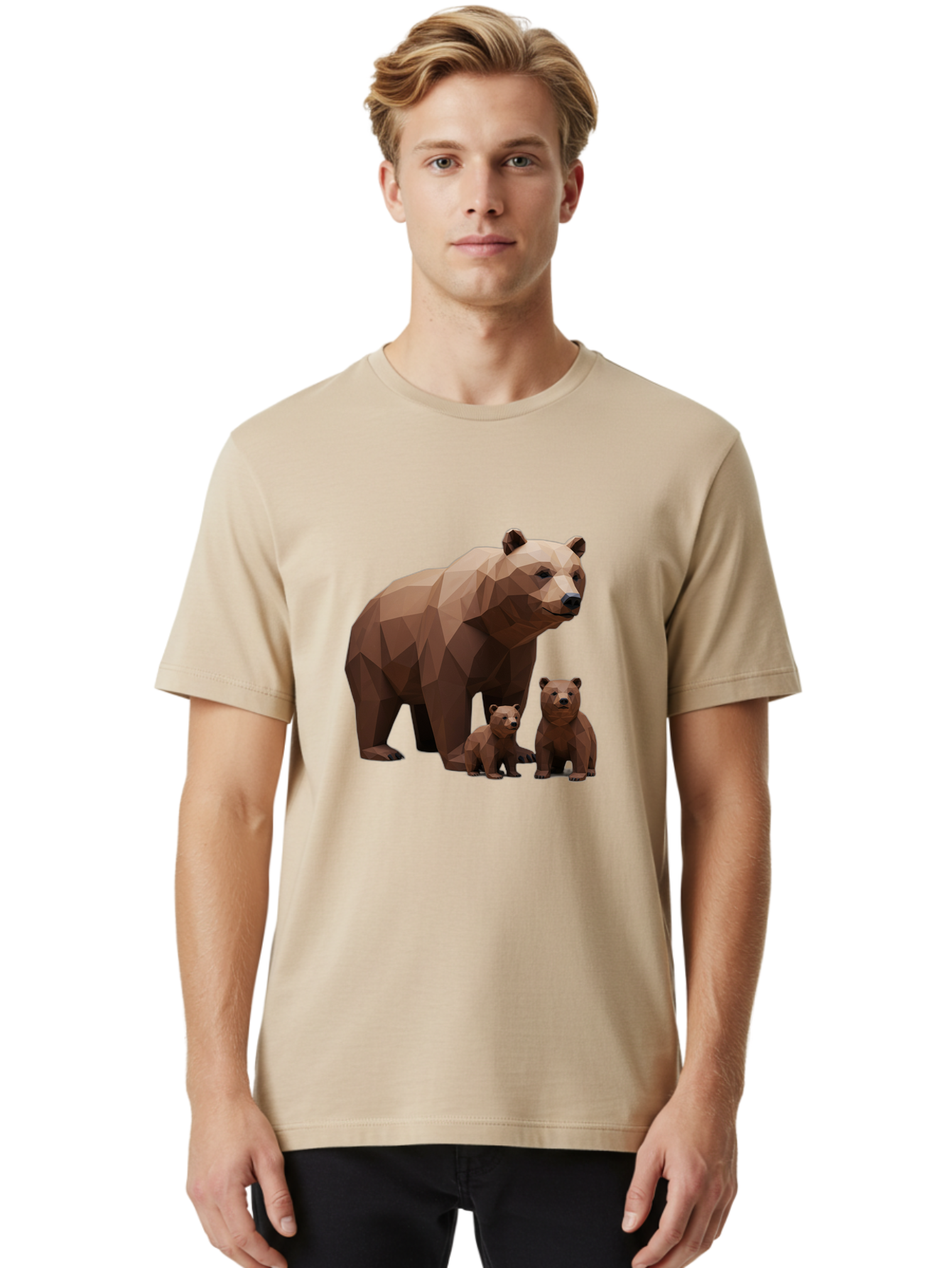 Bear-Family Men'S Graphic Tee, 100% Cotton, Comfortable Casual Summer Wear, Machine Washable, Vintage Camera, Old Camera, Antique Camera, Black Camera, Classic Photography, Photography Equipment, Nostalgic Device, Film Camera, Camera Art Bae852