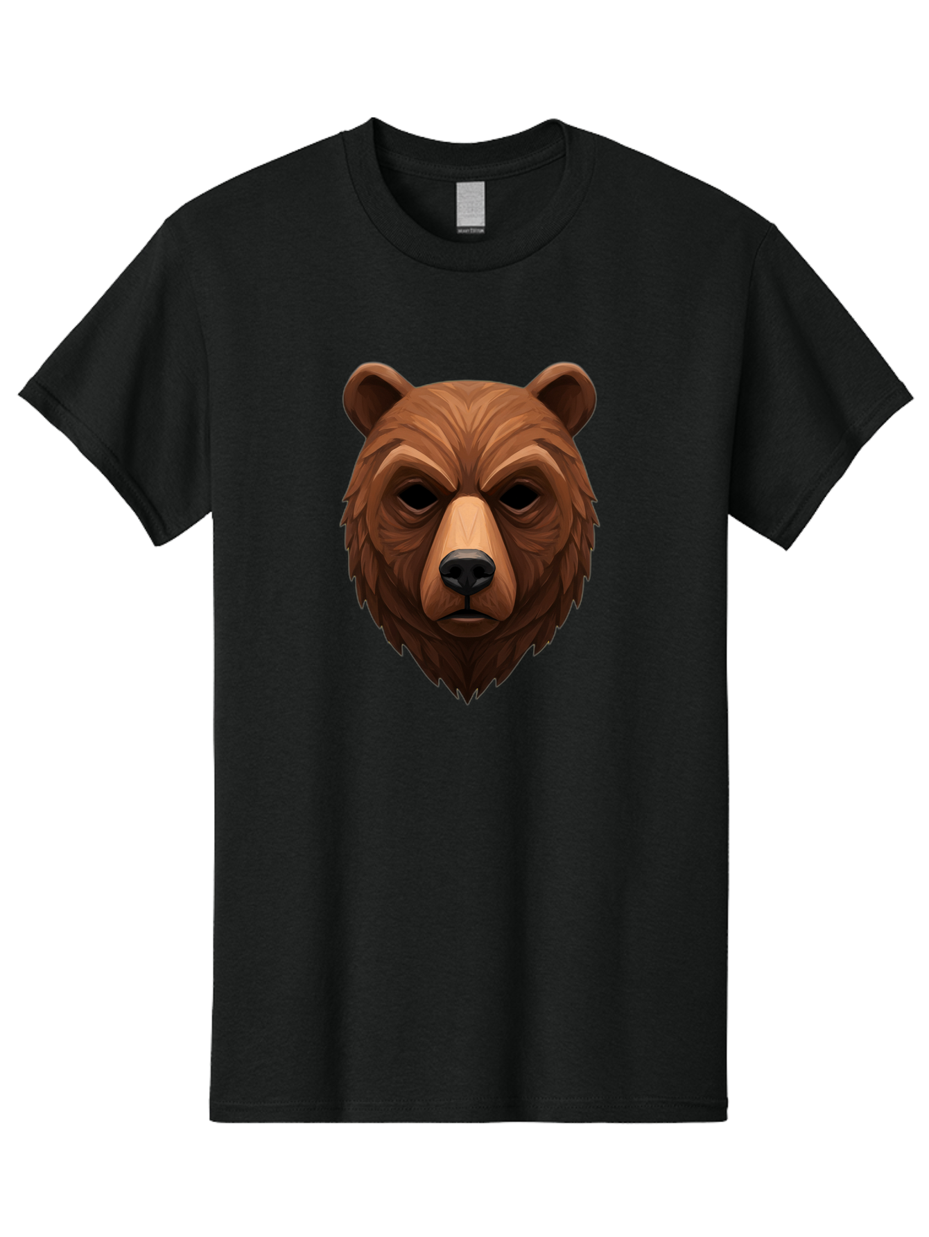 Bear-Head-1 Men'S Graphic Tee, 100% Cotton, Comfortable Casual Summer Wear, Machine Washable, Vintage Camera, Old Camera, Antique Camera, Black Camera, Classic Photography, Photography Equipment, Nostalgic Device, Film Camera, Camera Art Bae853