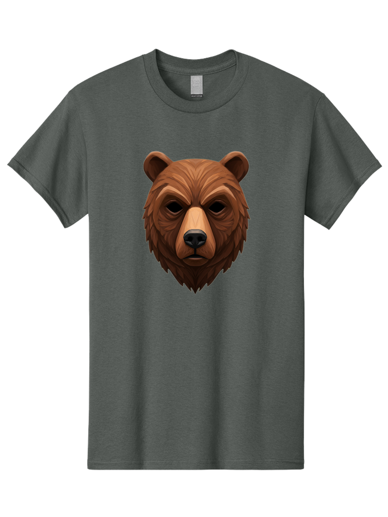 Bear-Head-1 Men'S Graphic Tee, 100% Cotton, Comfortable Casual Summer Wear, Machine Washable, Vintage Camera, Old Camera, Antique Camera, Black Camera, Classic Photography, Photography Equipment, Nostalgic Device, Film Camera, Camera Art Bae853