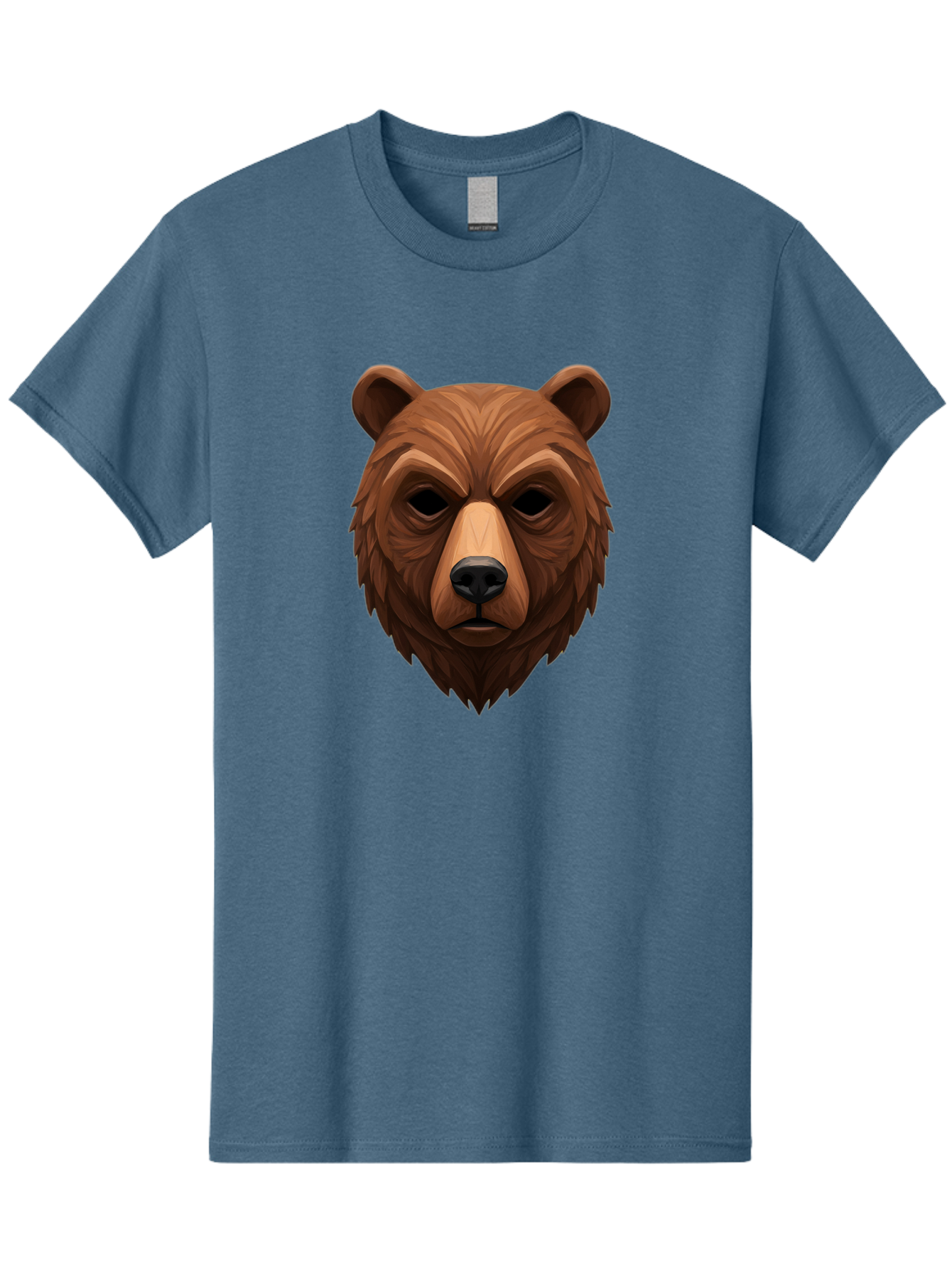 Bear-Head-1 Men'S Graphic Tee, 100% Cotton, Comfortable Casual Summer Wear, Machine Washable, Vintage Camera, Old Camera, Antique Camera, Black Camera, Classic Photography, Photography Equipment, Nostalgic Device, Film Camera, Camera Art Bae853