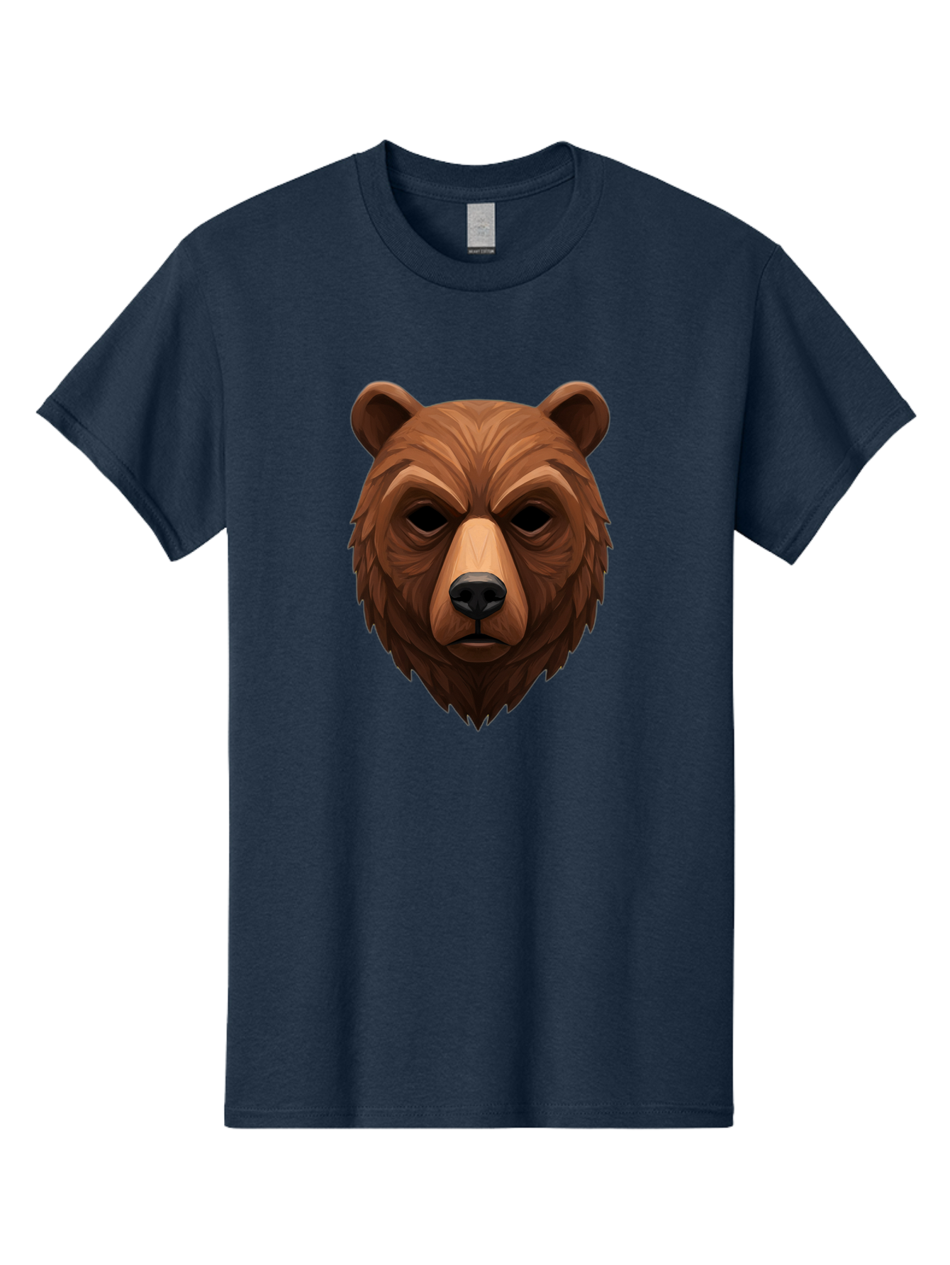 Bear-Head-1 Men'S Graphic Tee, 100% Cotton, Comfortable Casual Summer Wear, Machine Washable, Vintage Camera, Old Camera, Antique Camera, Black Camera, Classic Photography, Photography Equipment, Nostalgic Device, Film Camera, Camera Art Bae853