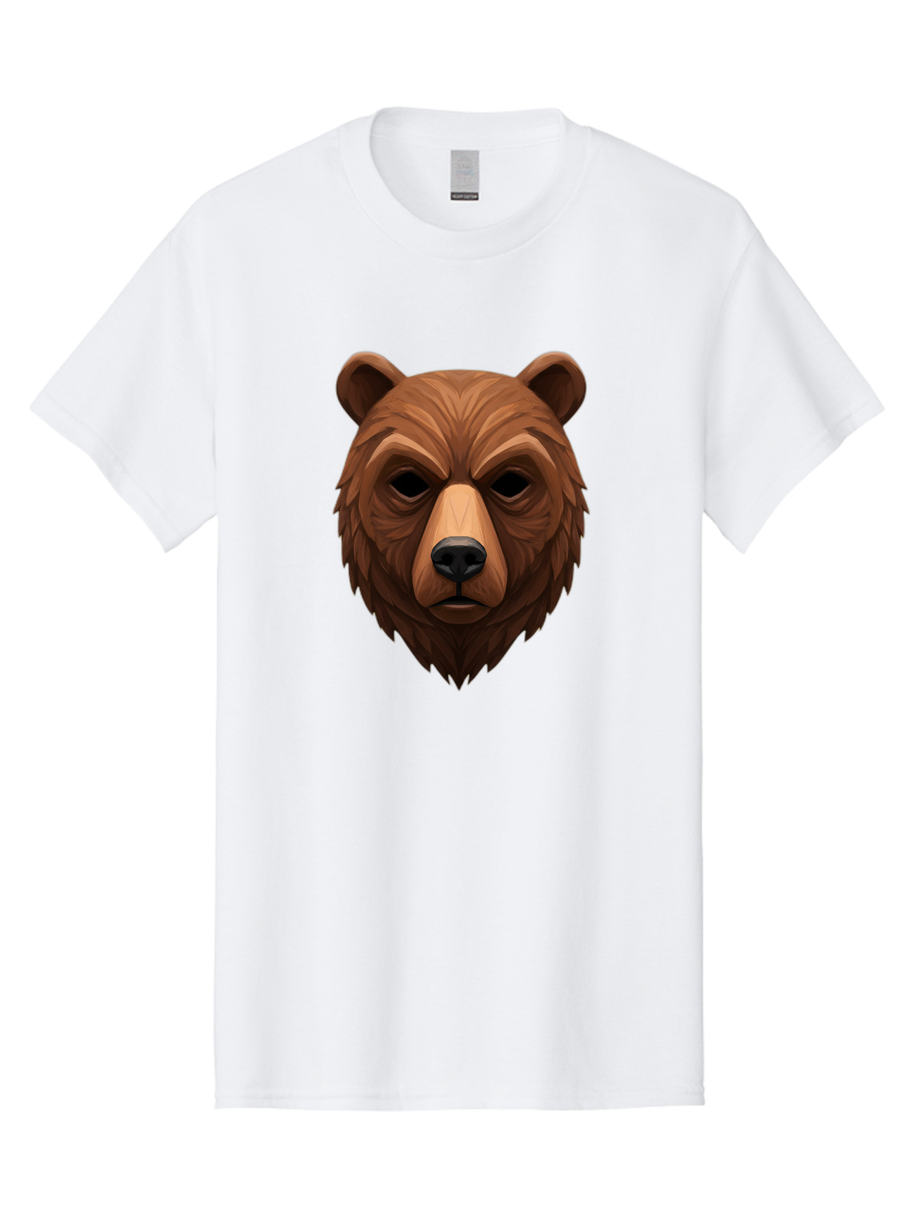 Bear-Head-1 Men'S Graphic Tee, 100% Cotton, Comfortable Casual Summer Wear, Machine Washable, Vintage Camera, Old Camera, Antique Camera, Black Camera, Classic Photography, Photography Equipment, Nostalgic Device, Film Camera, Camera Art Bae853