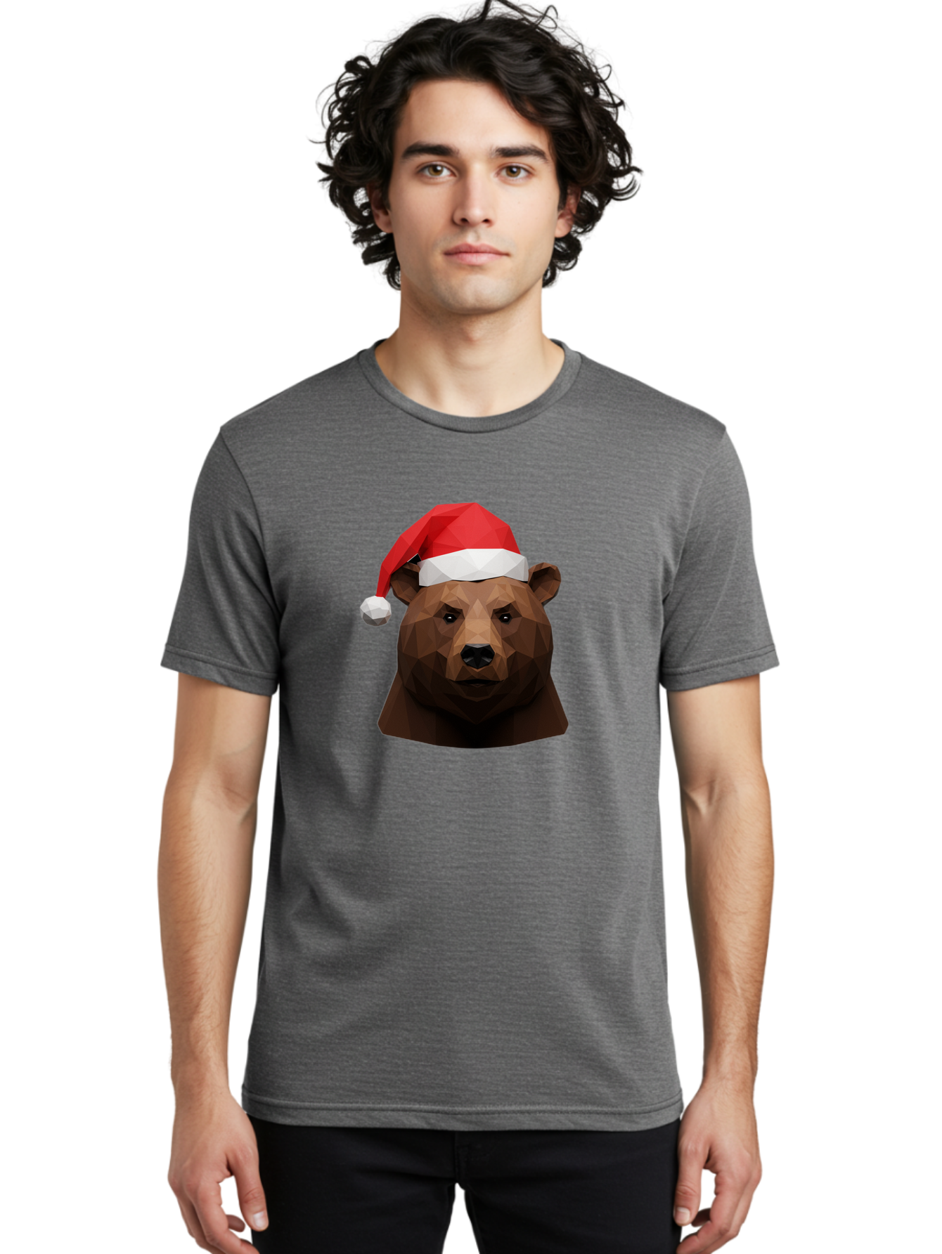 Bear-Head-With-Santa-Hat Men'S Graphic Tee, 100% Cotton, Comfortable Casual Summer Wear, Machine Washable, Vintage Camera, Old Camera, Antique Camera, Black Camera, Classic Photography, Photography Equipment, Nostalgic Device, Film Camera, Bae855