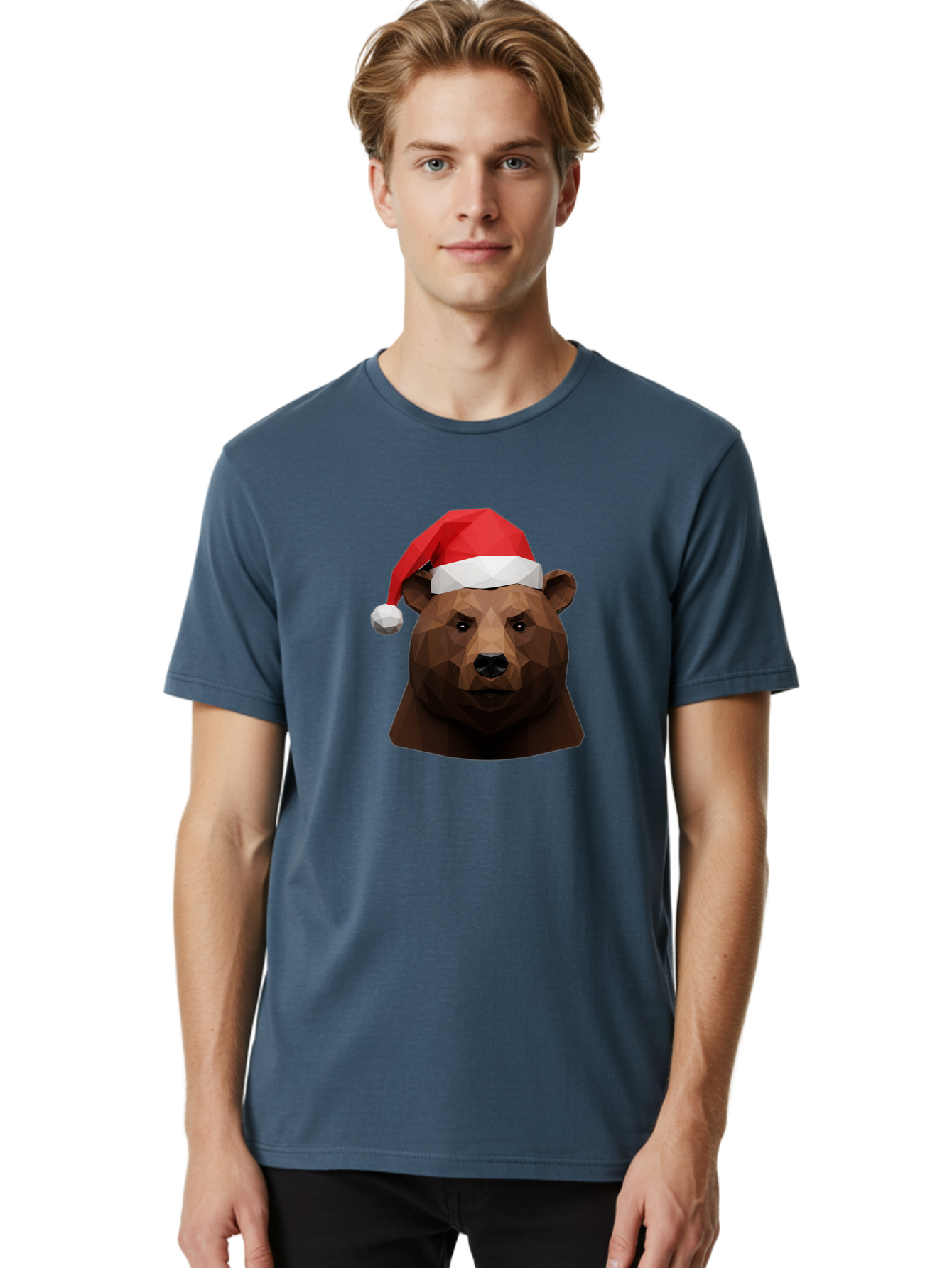 Bear-Head-With-Santa-Hat Men'S Graphic Tee, 100% Cotton, Comfortable Casual Summer Wear, Machine Washable, Vintage Camera, Old Camera, Antique Camera, Black Camera, Classic Photography, Photography Equipment, Nostalgic Device, Film Camera, Bae855