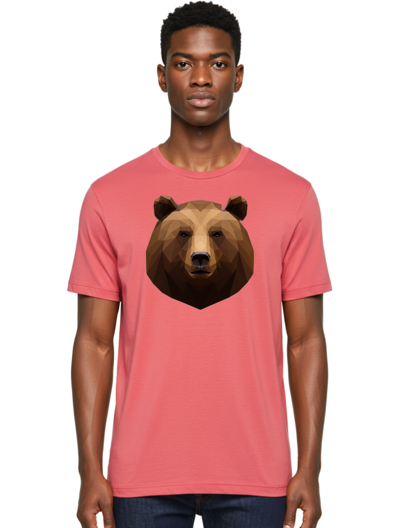 Bear-Head Men'S Graphic Tee, 100% Cotton, Comfortable Casual Summer Wear, Machine Washable, Vintage Camera, Old Camera, Antique Camera, Black Camera, Classic Photography, Photography Equipment, Nostalgic Device, Film Camera, Camera Art Bae856