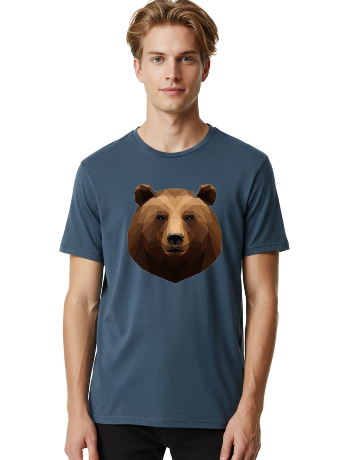 Bear-Head Men'S Graphic Tee, 100% Cotton, Comfortable Casual Summer Wear, Machine Washable, Vintage Camera, Old Camera, Antique Camera, Black Camera, Classic Photography, Photography Equipment, Nostalgic Device, Film Camera, Camera Art Bae856