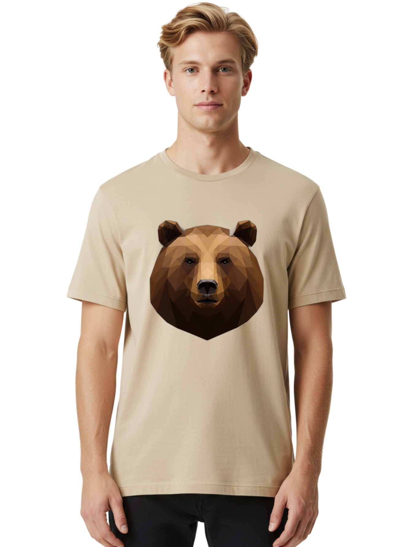 Bear-Head Men'S Graphic Tee, 100% Cotton, Comfortable Casual Summer Wear, Machine Washable, Vintage Camera, Old Camera, Antique Camera, Black Camera, Classic Photography, Photography Equipment, Nostalgic Device, Film Camera, Camera Art Bae856