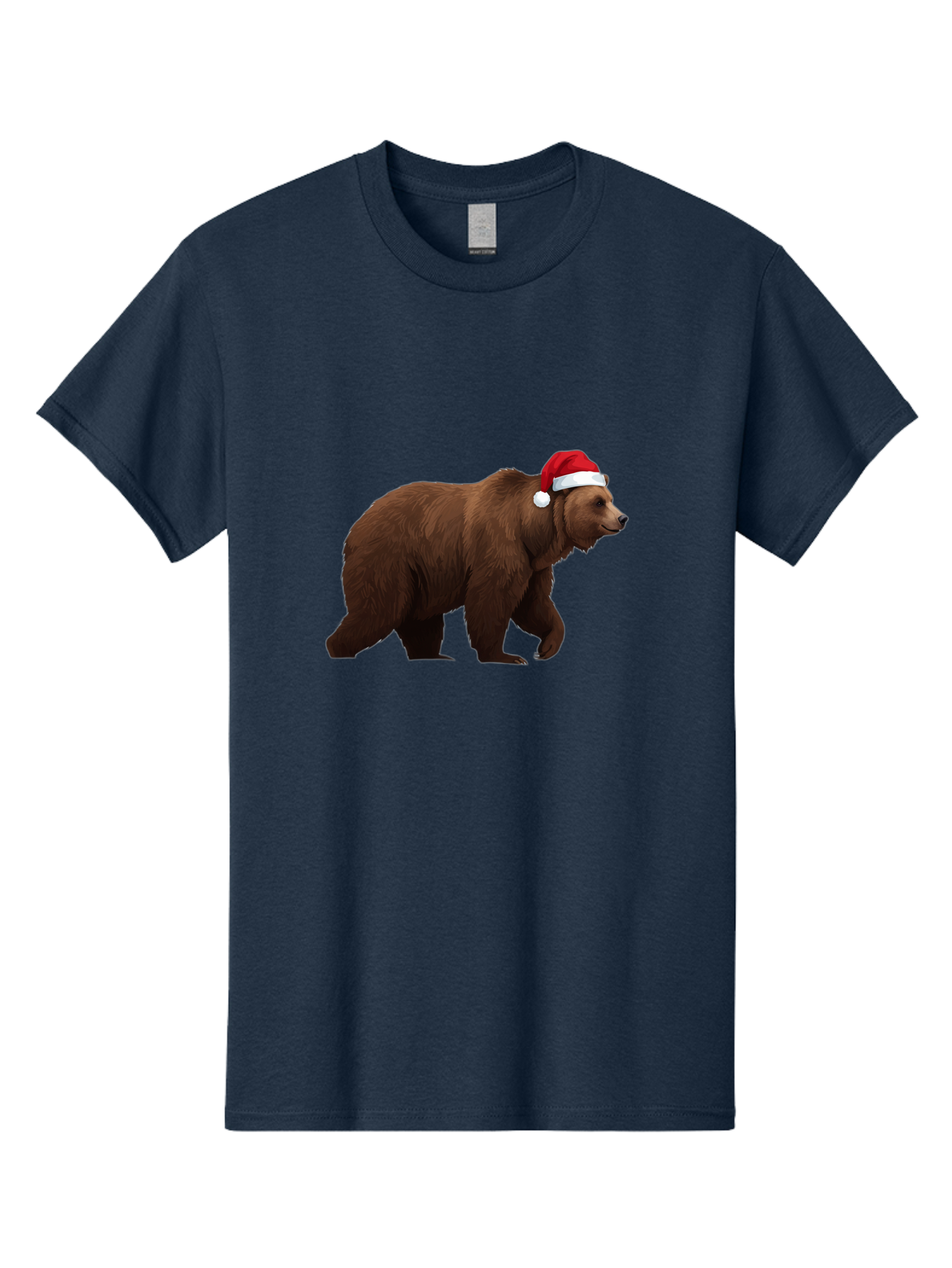 Bear-In-Santa-Hat Men'S Graphic Tee, 100% Cotton, Comfortable Casual Summer Wear, Machine Washable, Vintage Camera, Old Camera, Antique Camera, Black Camera, Classic Photography, Photography Equipment, Nostalgic Device, Film Camera, Camera Art Bae858