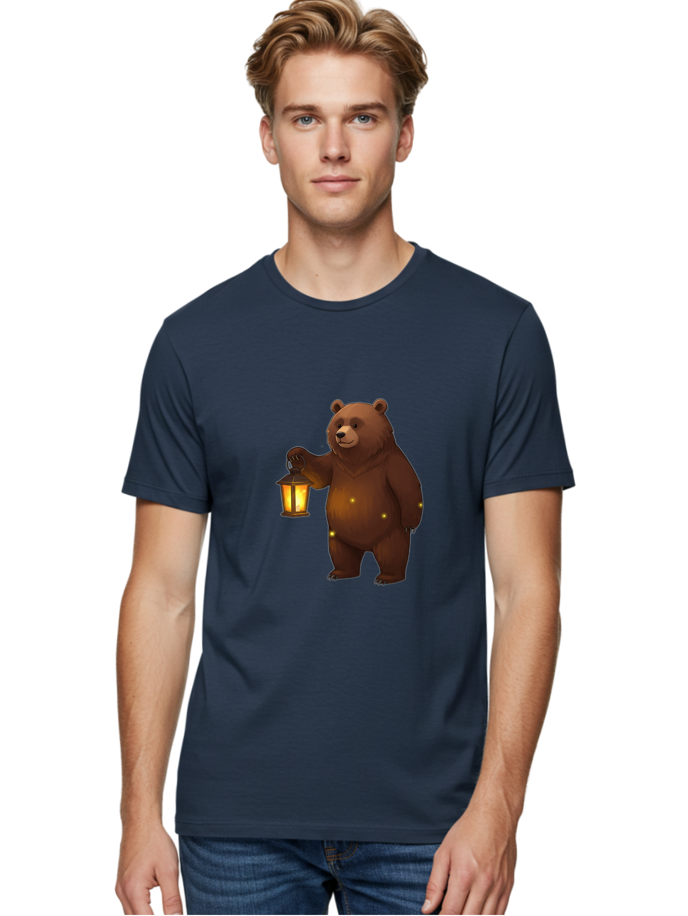 Bear-Lantern Men'S Graphic Tee, 100% Cotton, Comfortable Casual Summer Wear, Machine Washable, Vintage Camera, Old Camera, Antique Camera, Black Camera, Classic Photography, Photography Equipment, Nostalgic Device, Film Camera, Camera Art Bae861