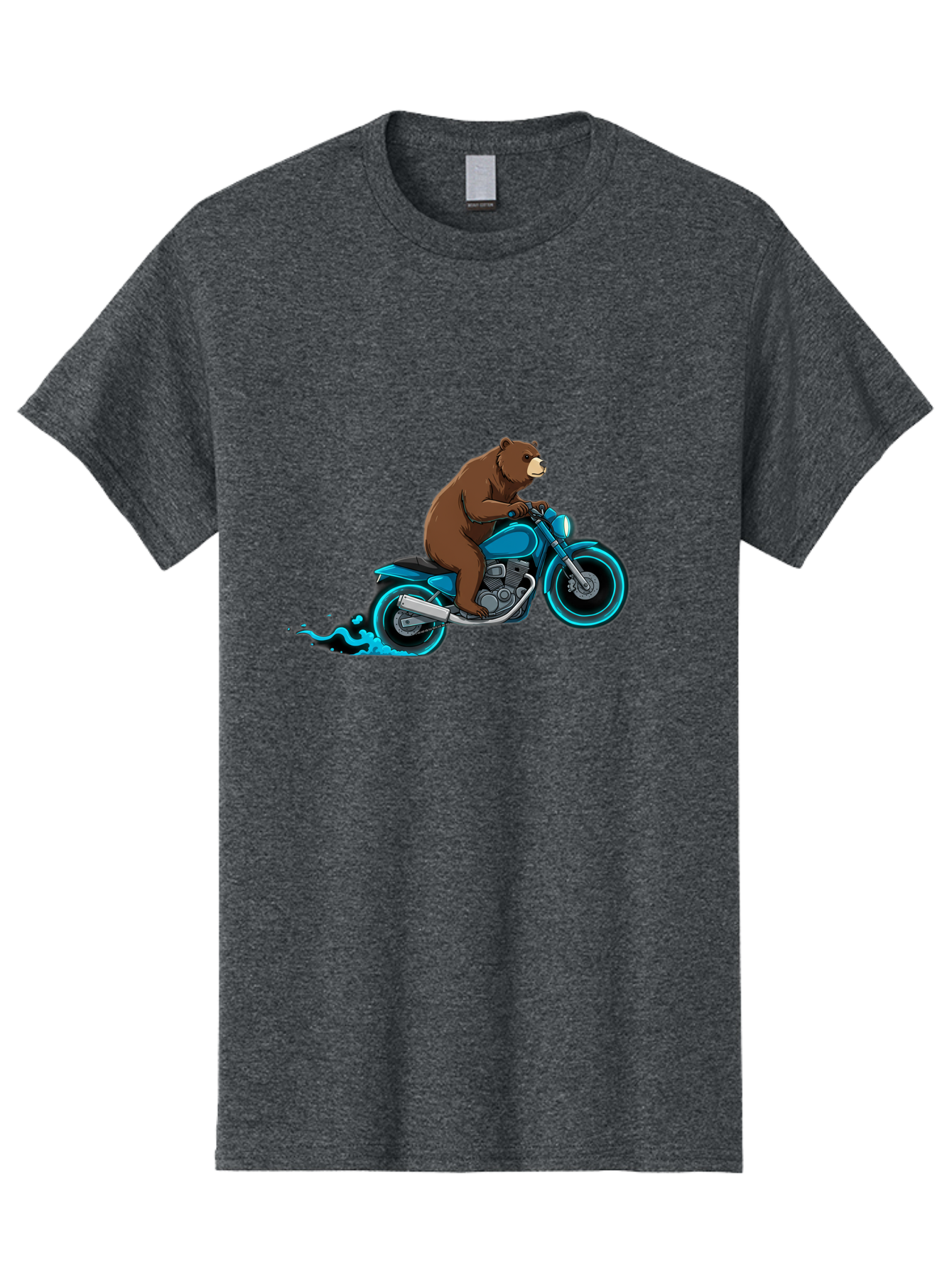 Bear-Riding-Motorcycle-2 Men'S Graphic Tee, 100% Cotton, Comfortable Casual Summer Wear, Machine Washable, Vintage Camera, Old Camera, Antique Camera, Black Camera, Classic Photography, Photography Equipment, Nostalgic Device, Film Camera, Bae864