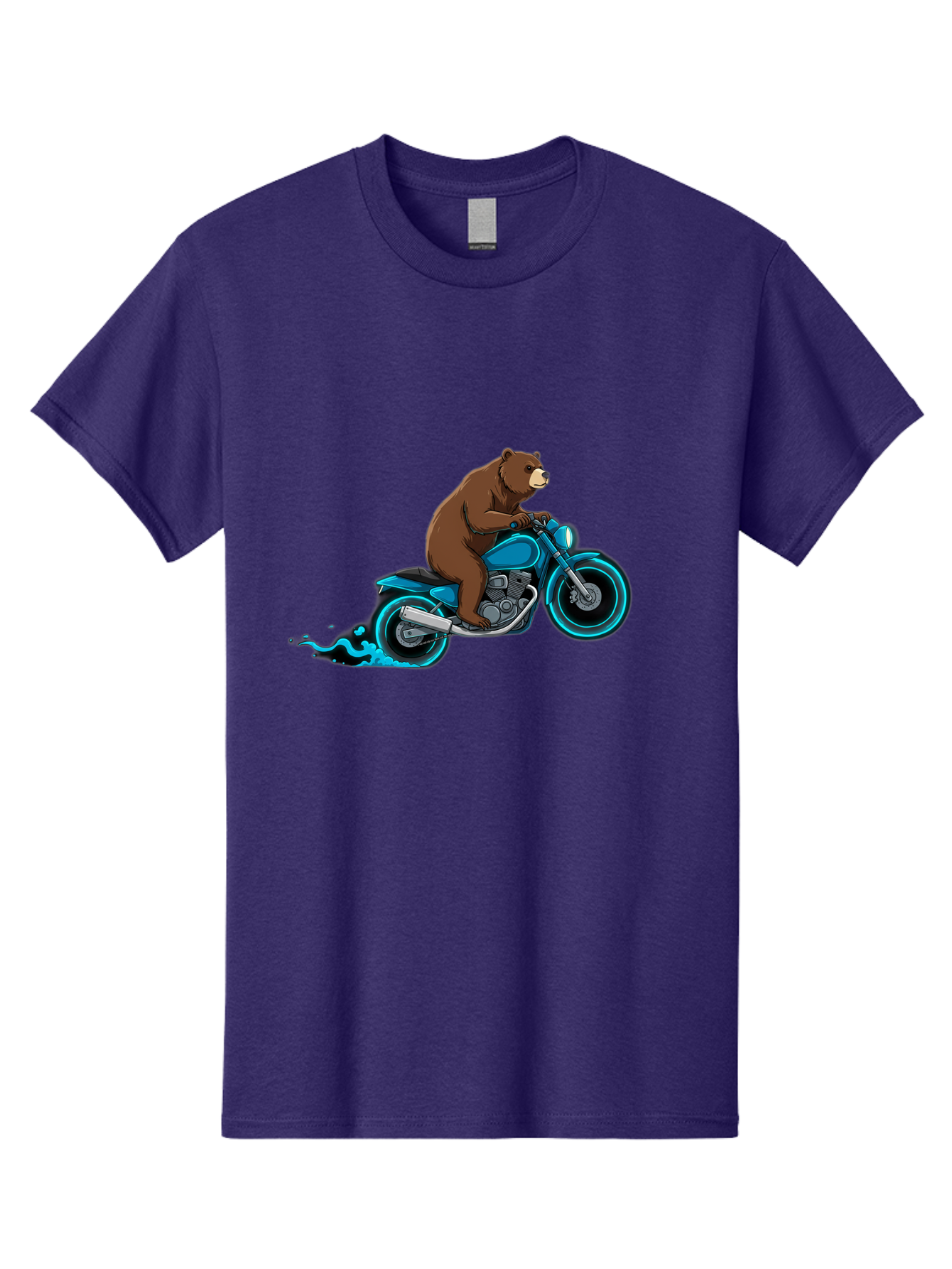 Bear-Riding-Motorcycle-2 Men'S Graphic Tee, 100% Cotton, Comfortable Casual Summer Wear, Machine Washable, Vintage Camera, Old Camera, Antique Camera, Black Camera, Classic Photography, Photography Equipment, Nostalgic Device, Film Camera, Bae864