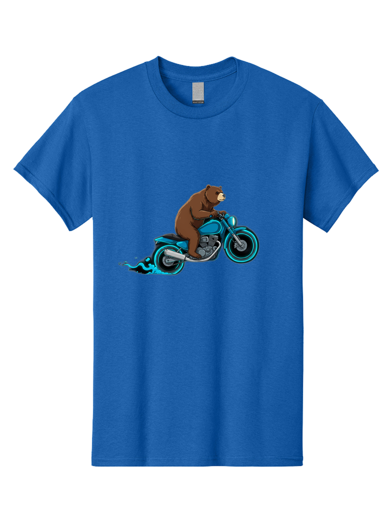 Bear-Riding-Motorcycle-2 Men'S Graphic Tee, 100% Cotton, Comfortable Casual Summer Wear, Machine Washable, Vintage Camera, Old Camera, Antique Camera, Black Camera, Classic Photography, Photography Equipment, Nostalgic Device, Film Camera, Bae864