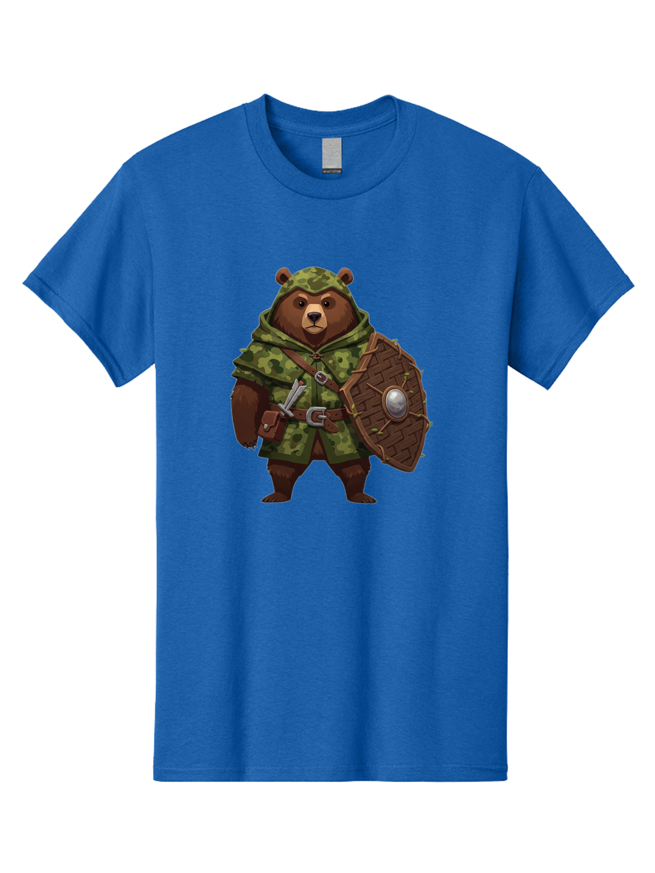 Bear-Warrior-1 Men'S Graphic Tee, 100% Cotton, Comfortable Casual Summer Wear, Machine Washable, Vintage Camera, Old Camera, Antique Camera, Black Camera, Classic Photography, Photography Equipment, Nostalgic Device, Film Camera, Camera Art Bae867