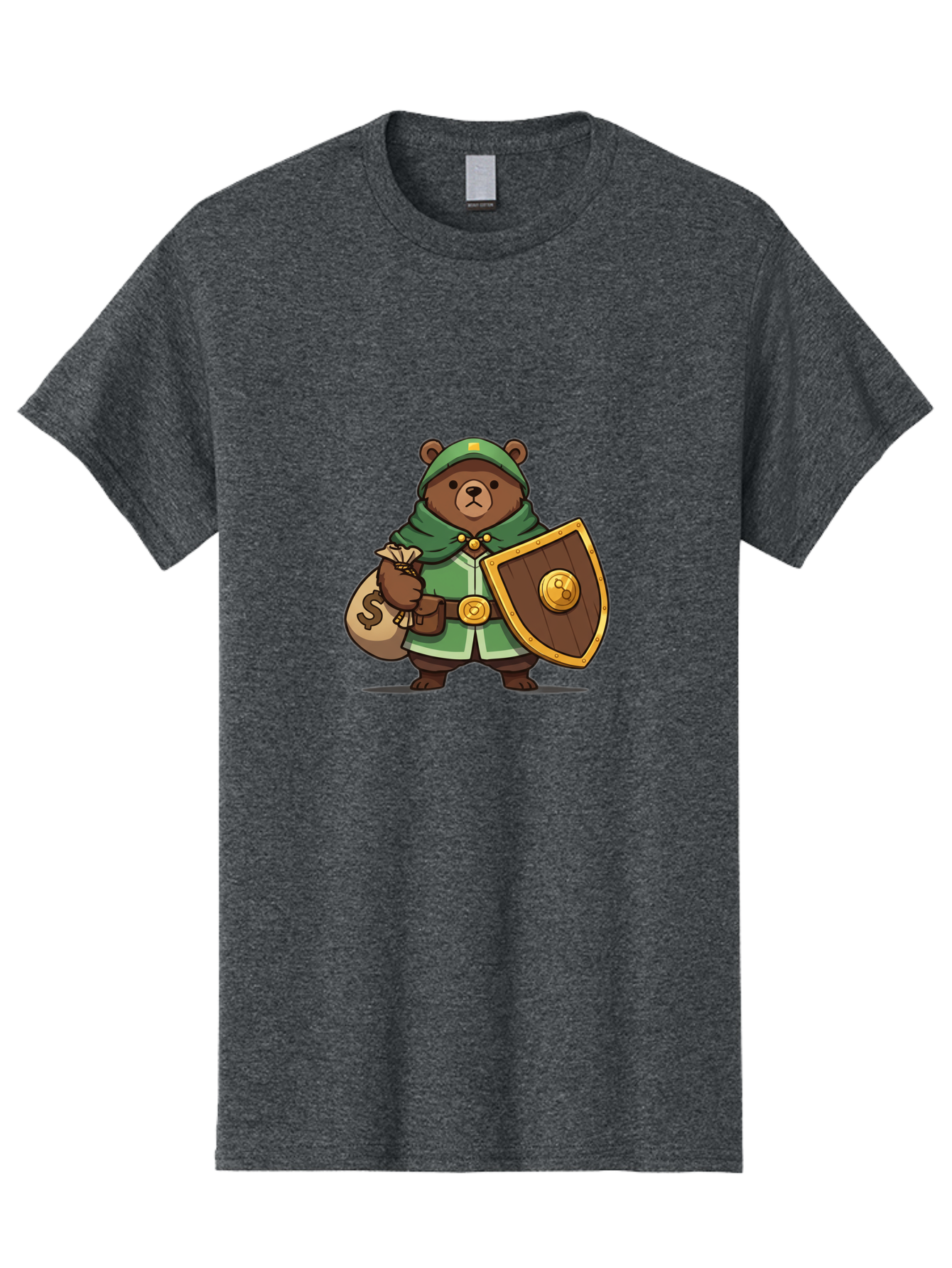 Bear-Warrior-2 Men'S Graphic Tee, 100% Cotton, Comfortable Casual Summer Wear, Machine Washable, Vintage Camera, Old Camera, Antique Camera, Black Camera, Classic Photography, Photography Equipment, Nostalgic Device, Film Camera, Camera Art Bae868