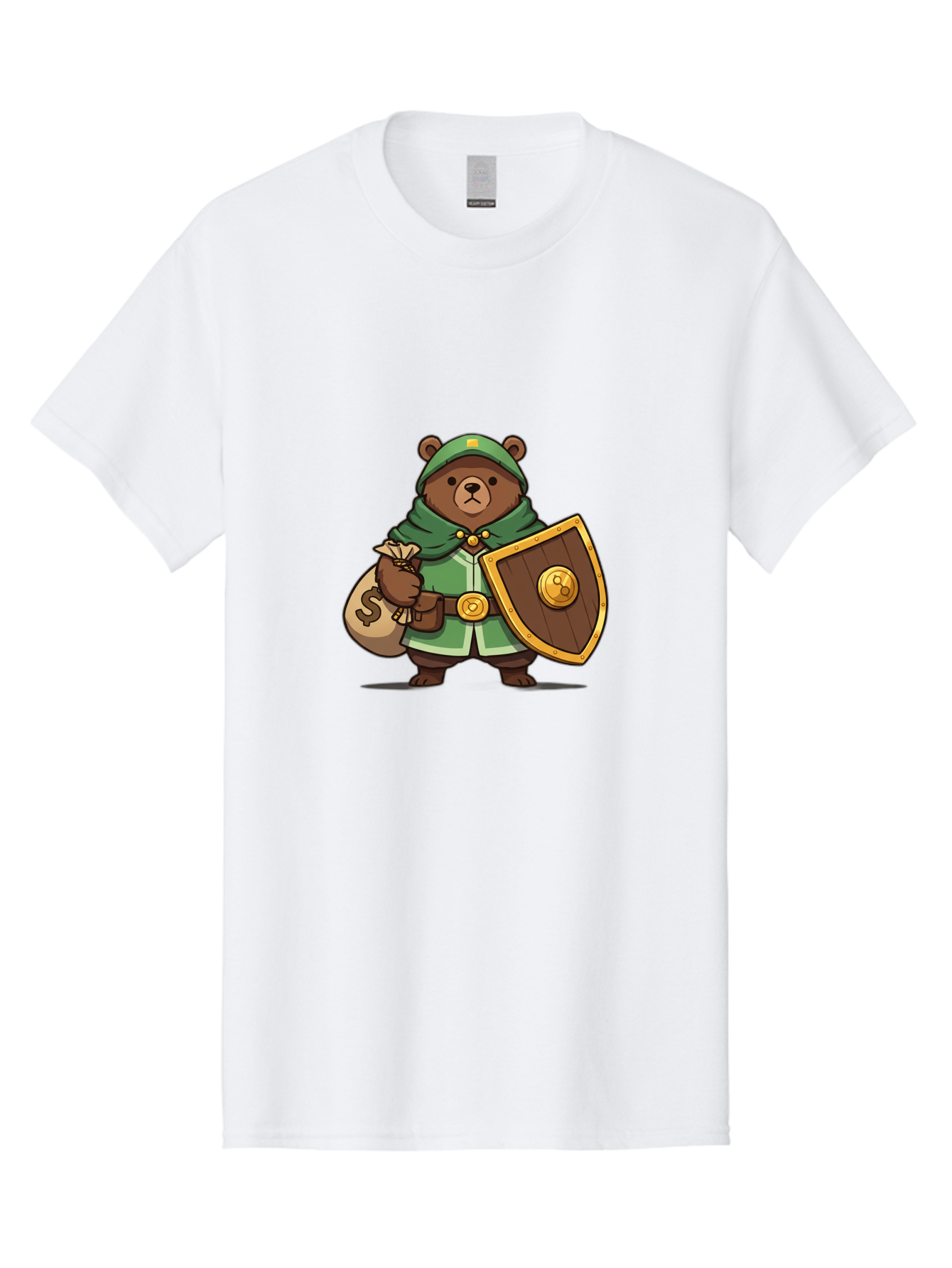 Bear-Warrior-2 Men'S Graphic Tee, 100% Cotton, Comfortable Casual Summer Wear, Machine Washable, Vintage Camera, Old Camera, Antique Camera, Black Camera, Classic Photography, Photography Equipment, Nostalgic Device, Film Camera, Camera Art Bae868