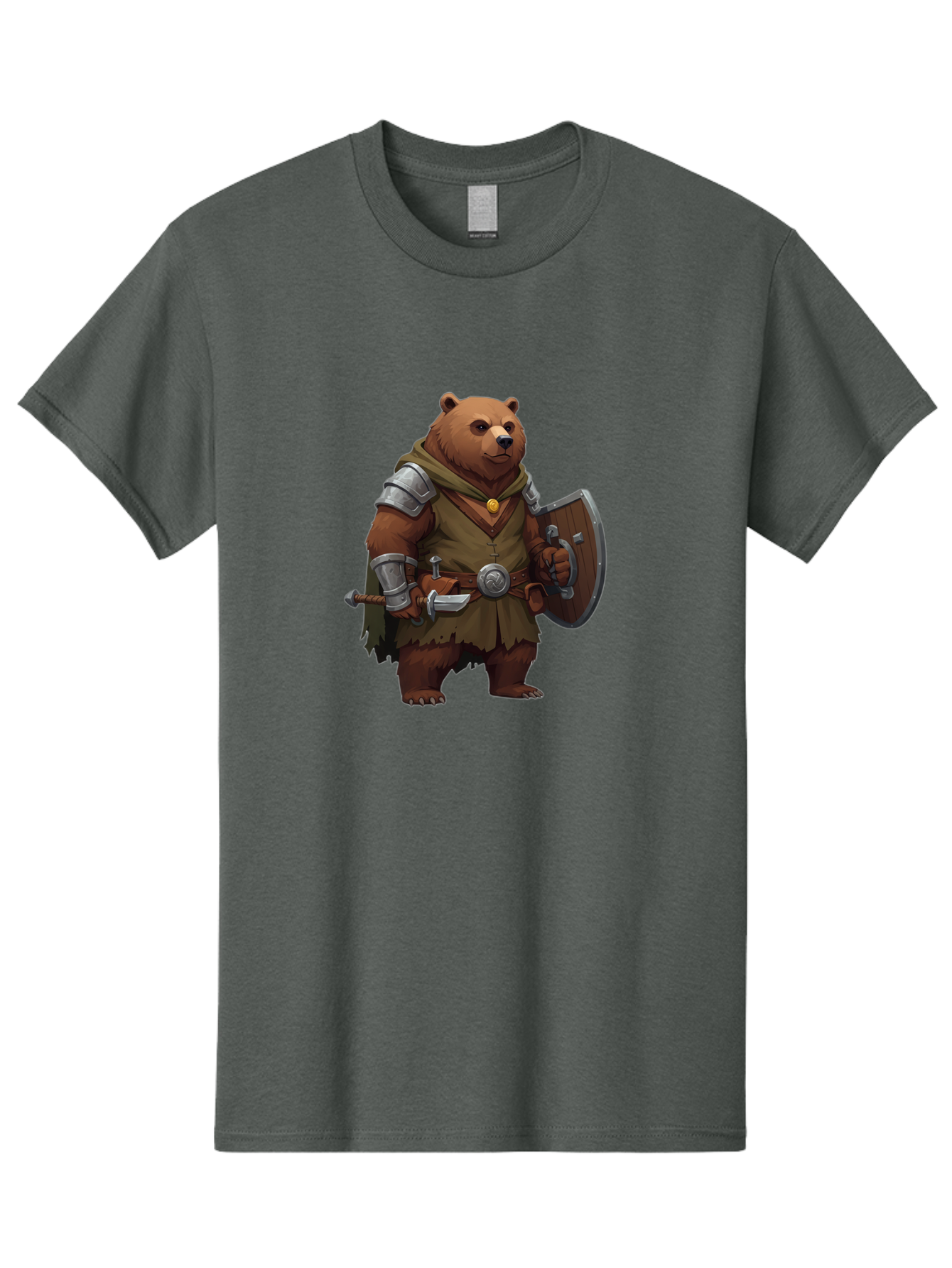Bear-Warrior Men'S Graphic Tee, 100% Cotton, Comfortable Casual Summer Wear, Machine Washable, Vintage Camera, Old Camera, Antique Camera, Black Camera, Classic Photography, Photography Equipment, Nostalgic Device, Film Camera, Camera Art Bae869