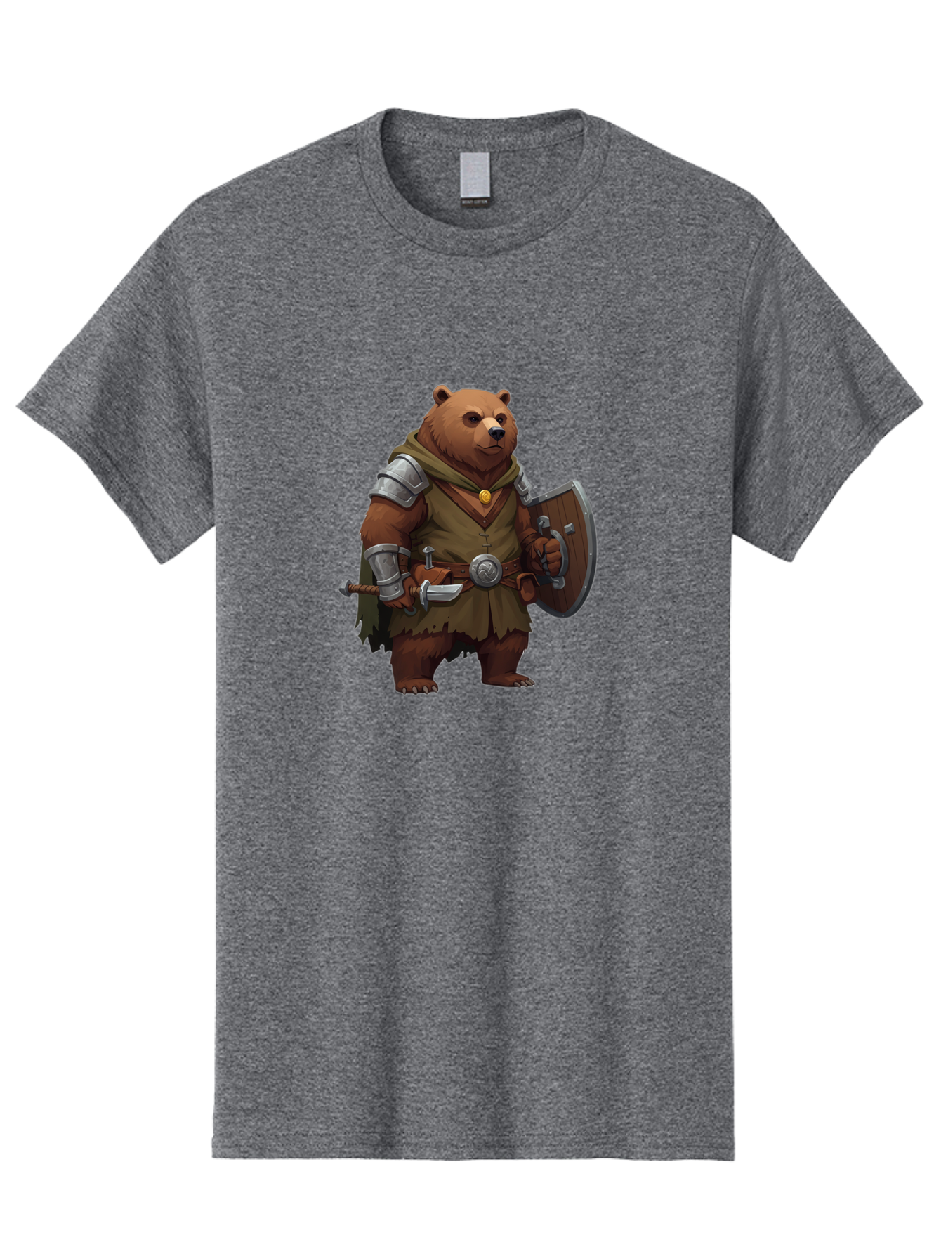 Bear-Warrior Men'S Graphic Tee, 100% Cotton, Comfortable Casual Summer Wear, Machine Washable, Vintage Camera, Old Camera, Antique Camera, Black Camera, Classic Photography, Photography Equipment, Nostalgic Device, Film Camera, Camera Art Bae869