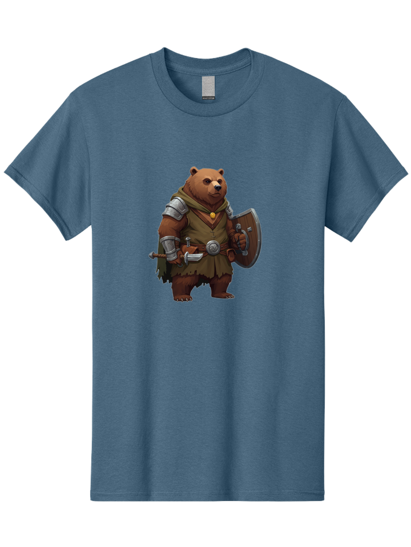 Bear-Warrior Men'S Graphic Tee, 100% Cotton, Comfortable Casual Summer Wear, Machine Washable, Vintage Camera, Old Camera, Antique Camera, Black Camera, Classic Photography, Photography Equipment, Nostalgic Device, Film Camera, Camera Art Bae869