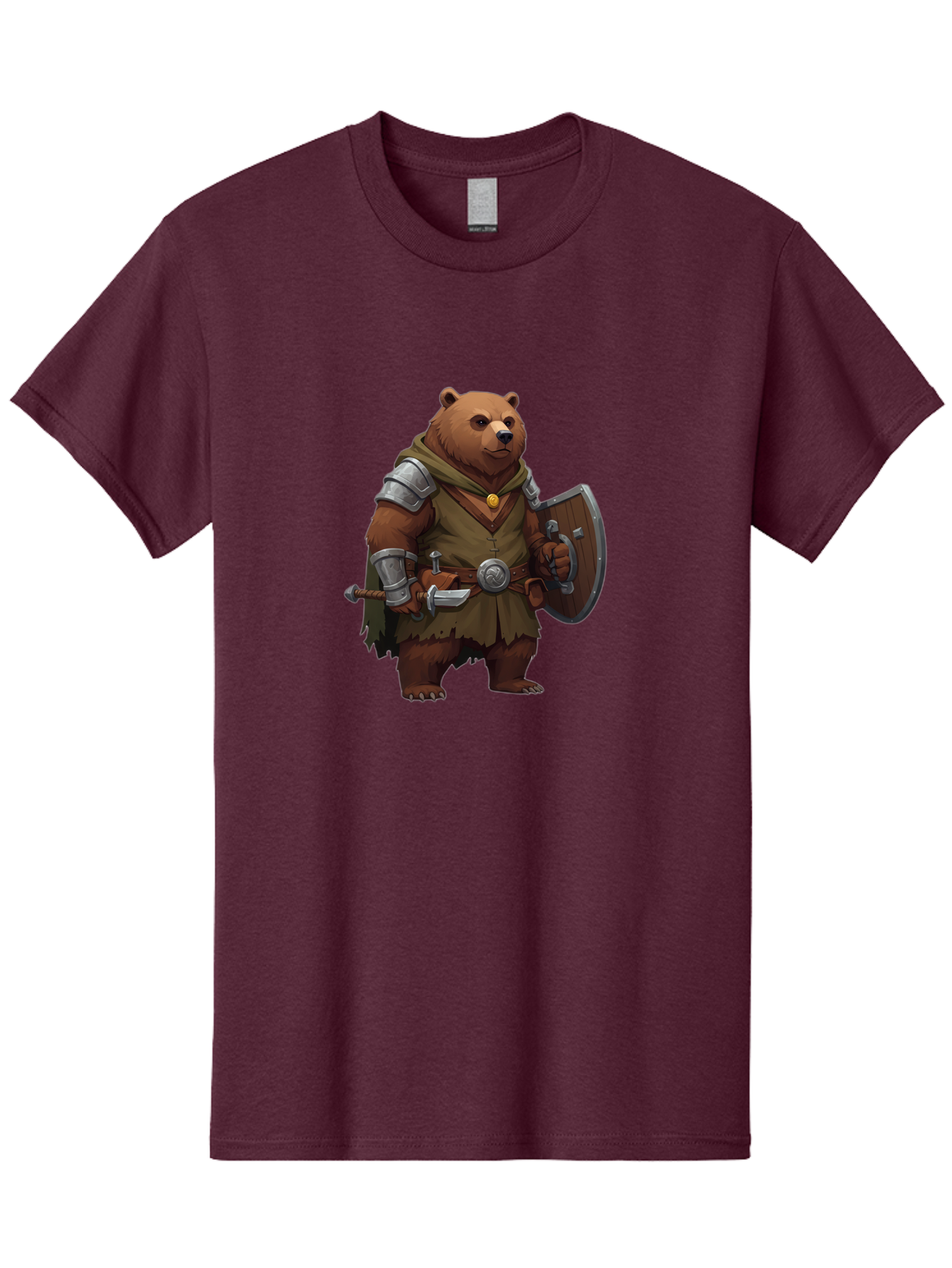 Bear-Warrior Men'S Graphic Tee, 100% Cotton, Comfortable Casual Summer Wear, Machine Washable, Vintage Camera, Old Camera, Antique Camera, Black Camera, Classic Photography, Photography Equipment, Nostalgic Device, Film Camera, Camera Art Bae869