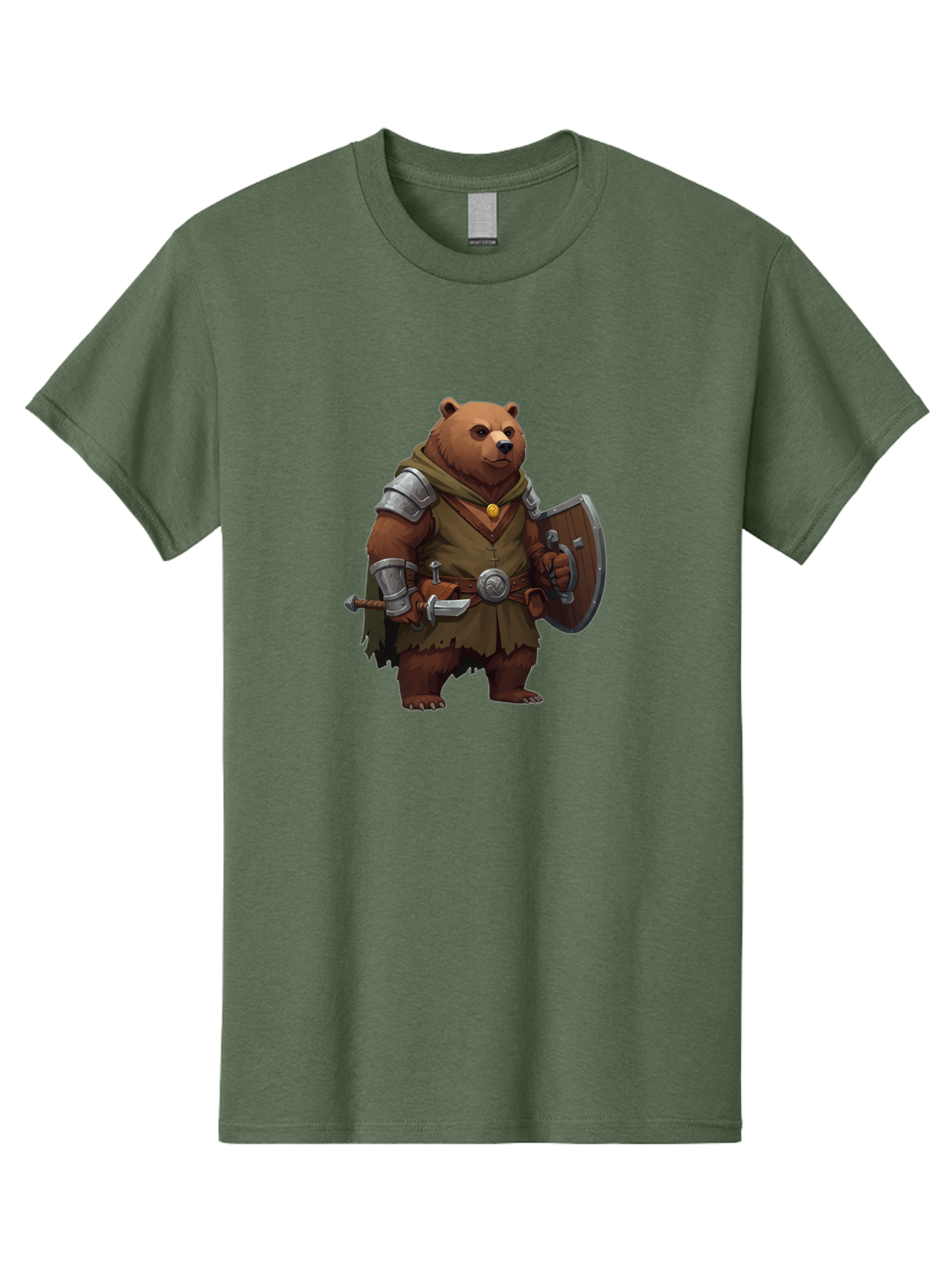 Bear-Warrior Men'S Graphic Tee, 100% Cotton, Comfortable Casual Summer Wear, Machine Washable, Vintage Camera, Old Camera, Antique Camera, Black Camera, Classic Photography, Photography Equipment, Nostalgic Device, Film Camera, Camera Art Bae869