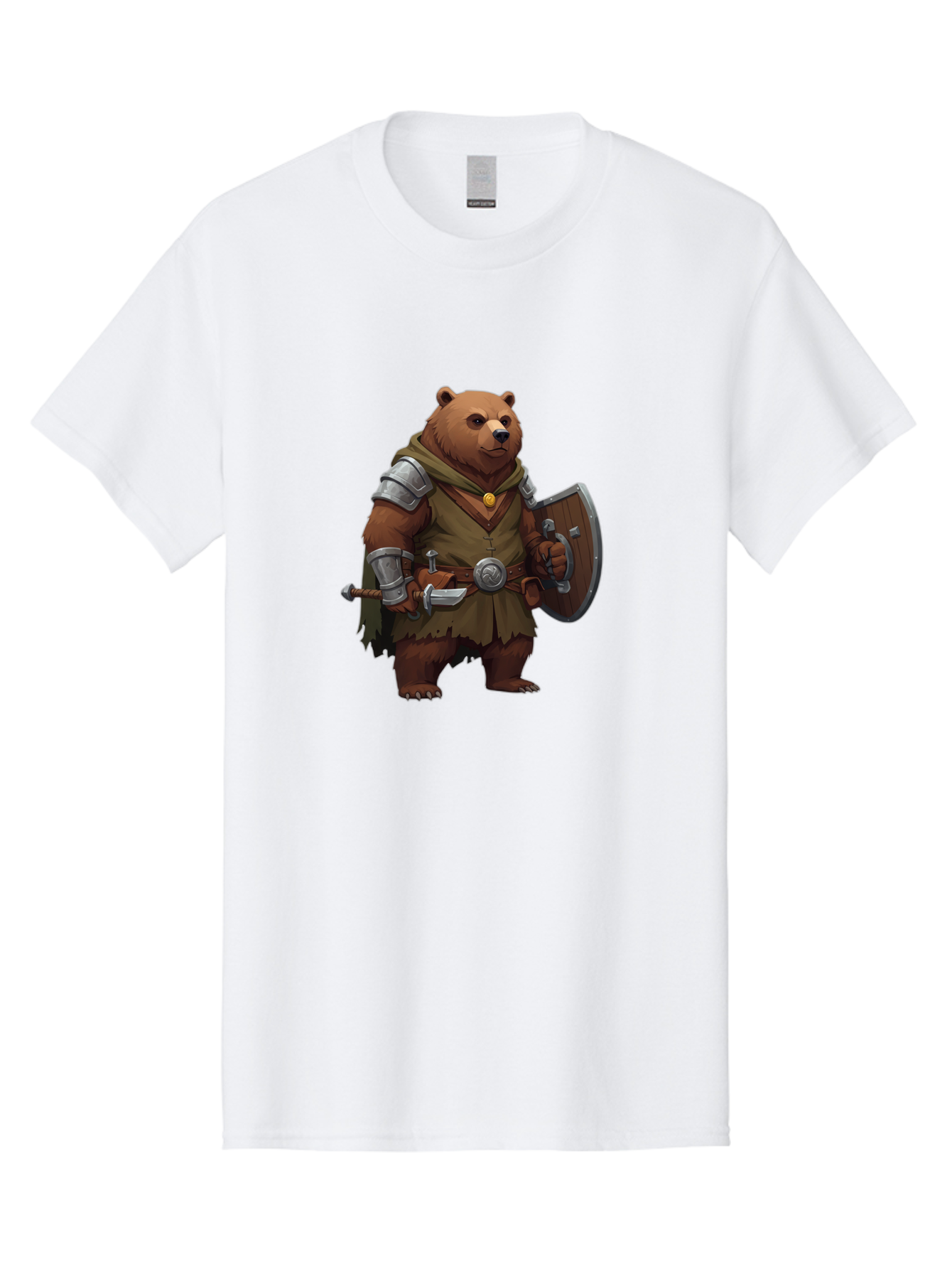 Bear-Warrior Men'S Graphic Tee, 100% Cotton, Comfortable Casual Summer Wear, Machine Washable, Vintage Camera, Old Camera, Antique Camera, Black Camera, Classic Photography, Photography Equipment, Nostalgic Device, Film Camera, Camera Art Bae869