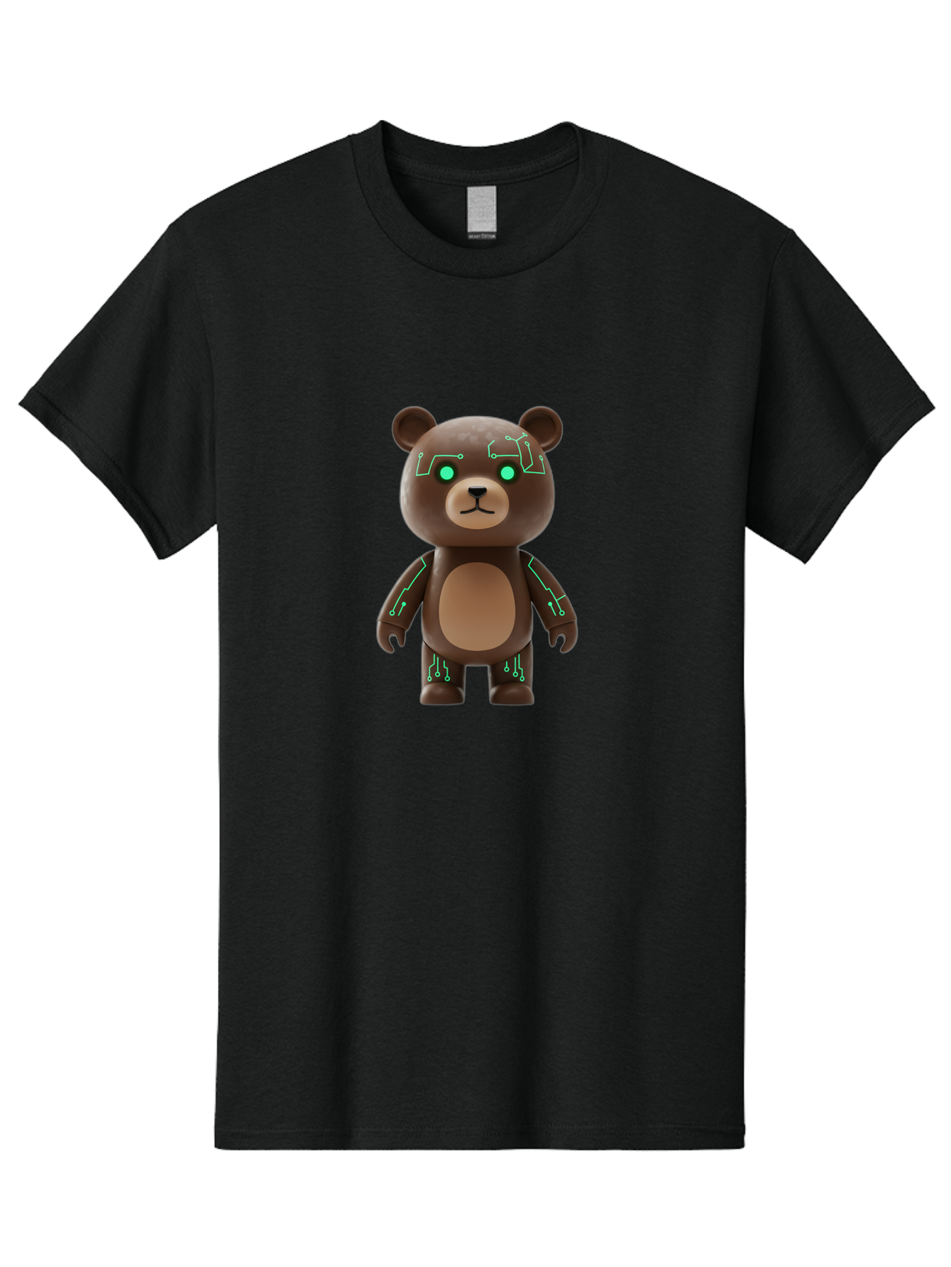 Bear-With-Circuitry Men'S Graphic Tee, 100% Cotton, Comfortable Casual Summer Wear, Machine Washable, Vintage Camera, Old Camera, Antique Camera, Black Camera, Classic Photography, Photography Equipment, Nostalgic Device, Film Camera, Camera Art Bae871