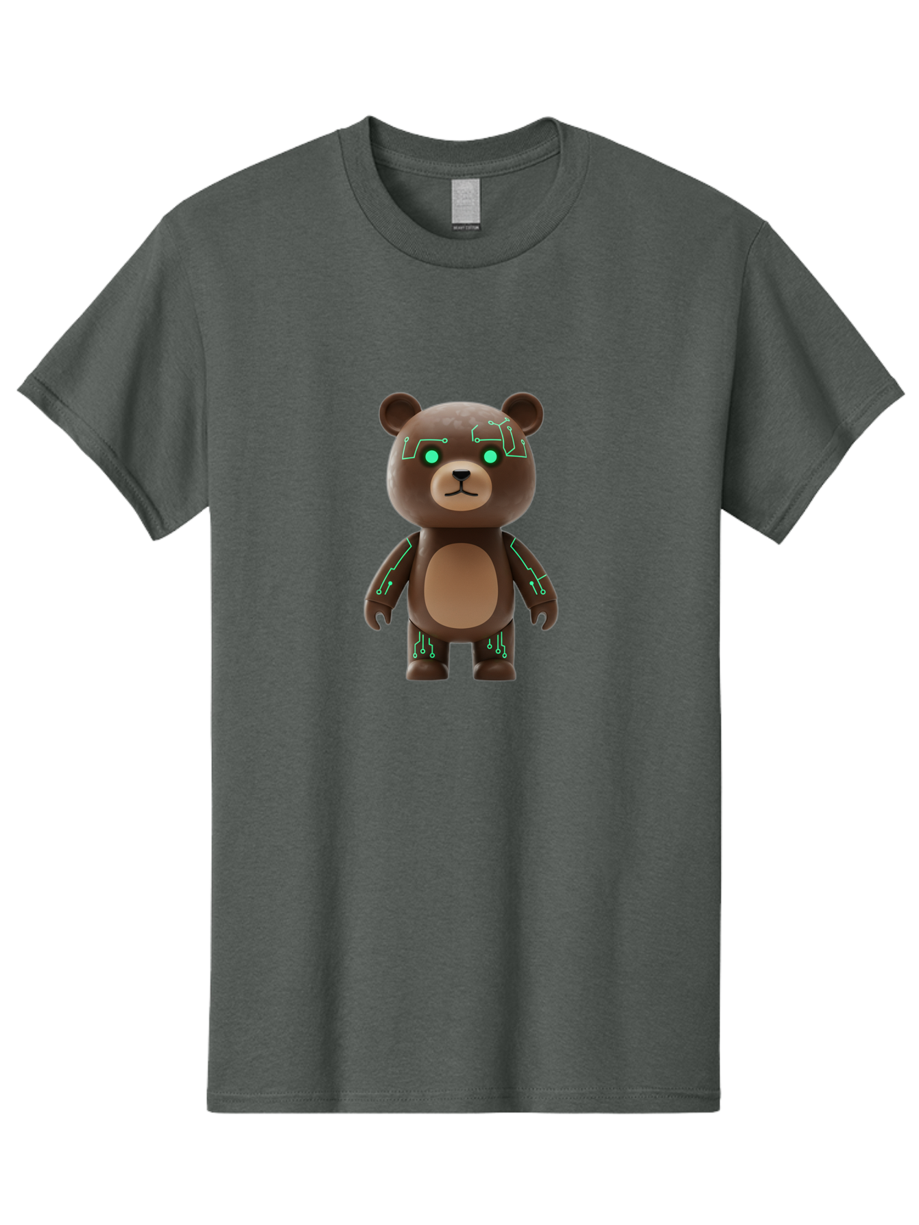 Bear-With-Circuitry Men'S Graphic Tee, 100% Cotton, Comfortable Casual Summer Wear, Machine Washable, Vintage Camera, Old Camera, Antique Camera, Black Camera, Classic Photography, Photography Equipment, Nostalgic Device, Film Camera, Camera Art Bae871