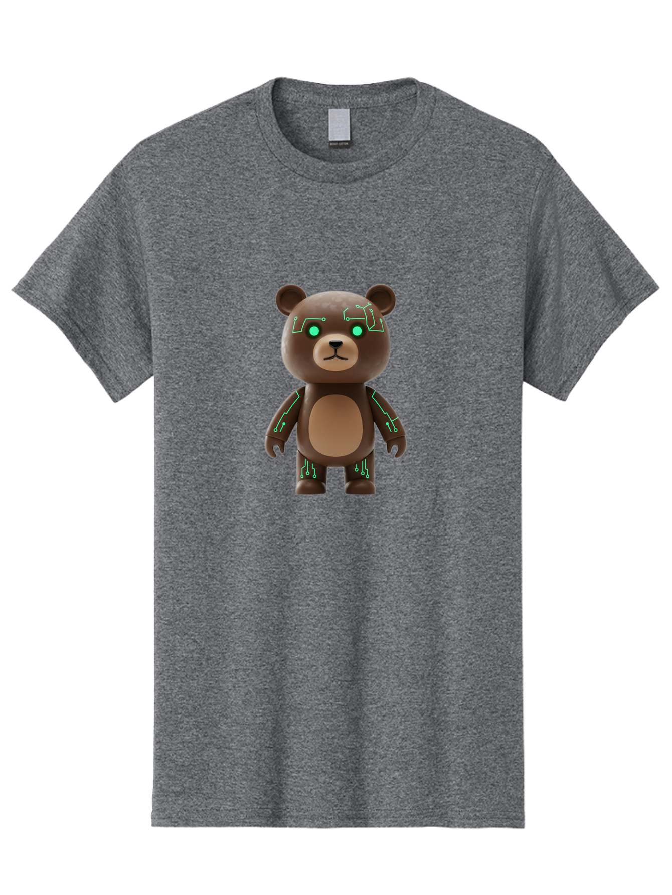 Bear-With-Circuitry Men'S Graphic Tee, 100% Cotton, Comfortable Casual Summer Wear, Machine Washable, Vintage Camera, Old Camera, Antique Camera, Black Camera, Classic Photography, Photography Equipment, Nostalgic Device, Film Camera, Camera Art Bae871