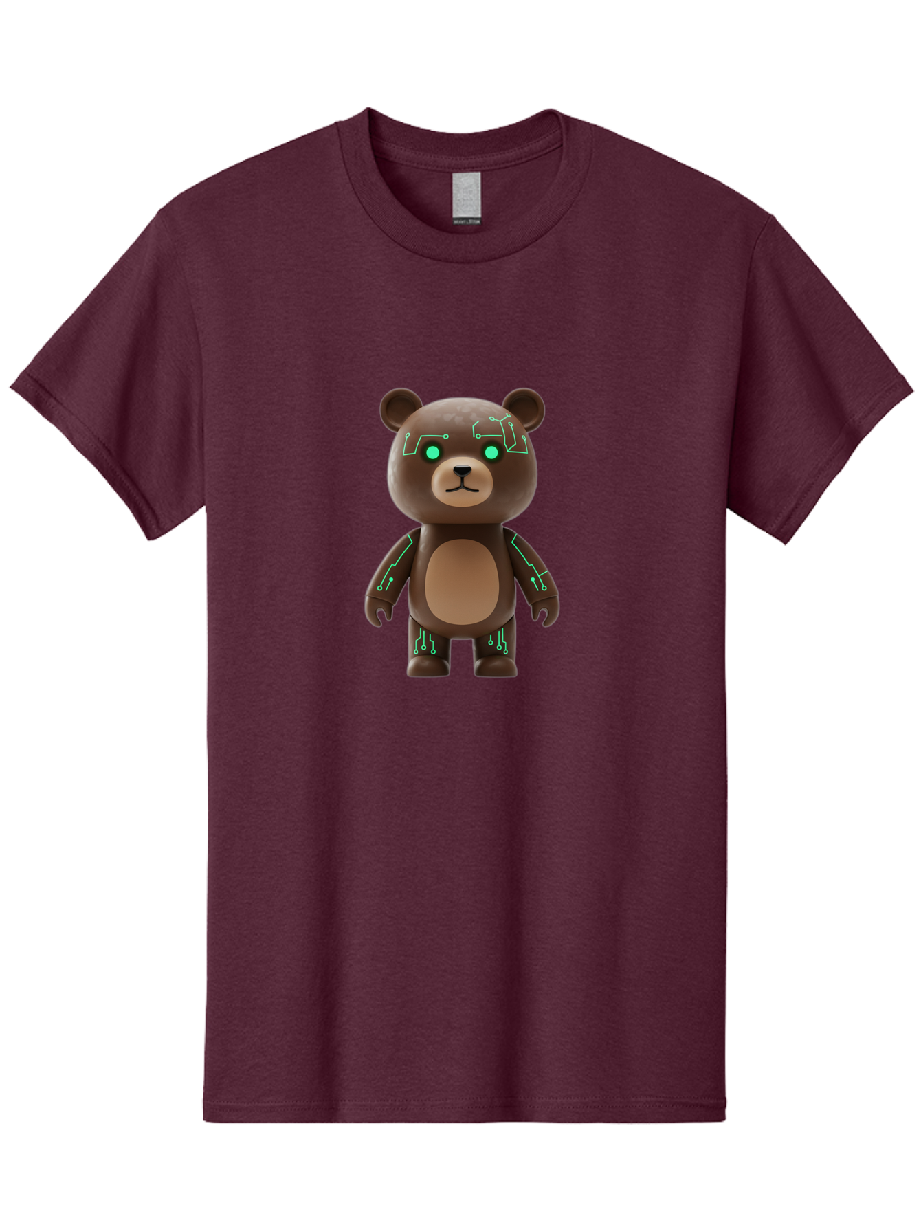 Bear-With-Circuitry Men'S Graphic Tee, 100% Cotton, Comfortable Casual Summer Wear, Machine Washable, Vintage Camera, Old Camera, Antique Camera, Black Camera, Classic Photography, Photography Equipment, Nostalgic Device, Film Camera, Camera Art Bae871