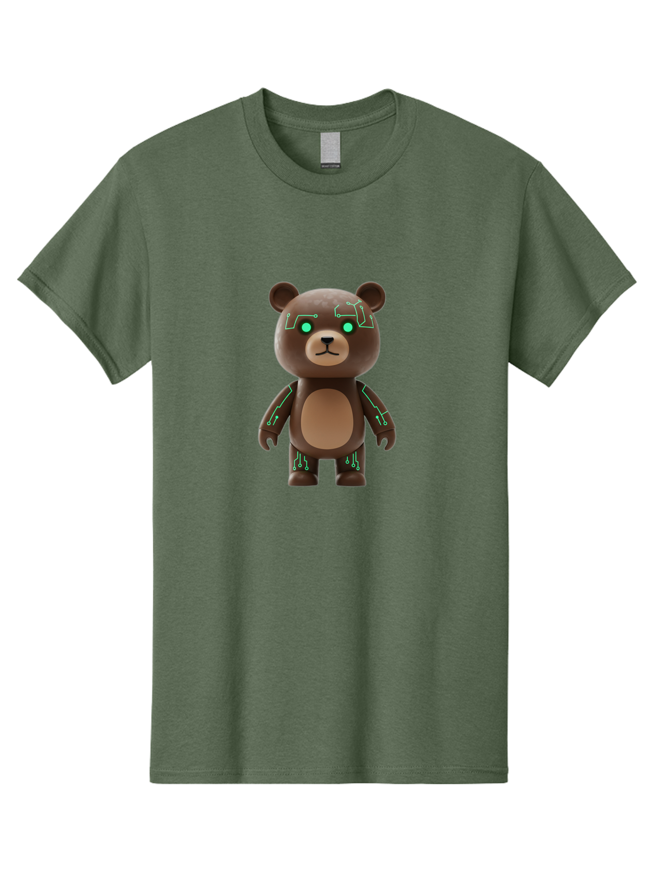 Bear-With-Circuitry Men'S Graphic Tee, 100% Cotton, Comfortable Casual Summer Wear, Machine Washable, Vintage Camera, Old Camera, Antique Camera, Black Camera, Classic Photography, Photography Equipment, Nostalgic Device, Film Camera, Camera Art Bae871