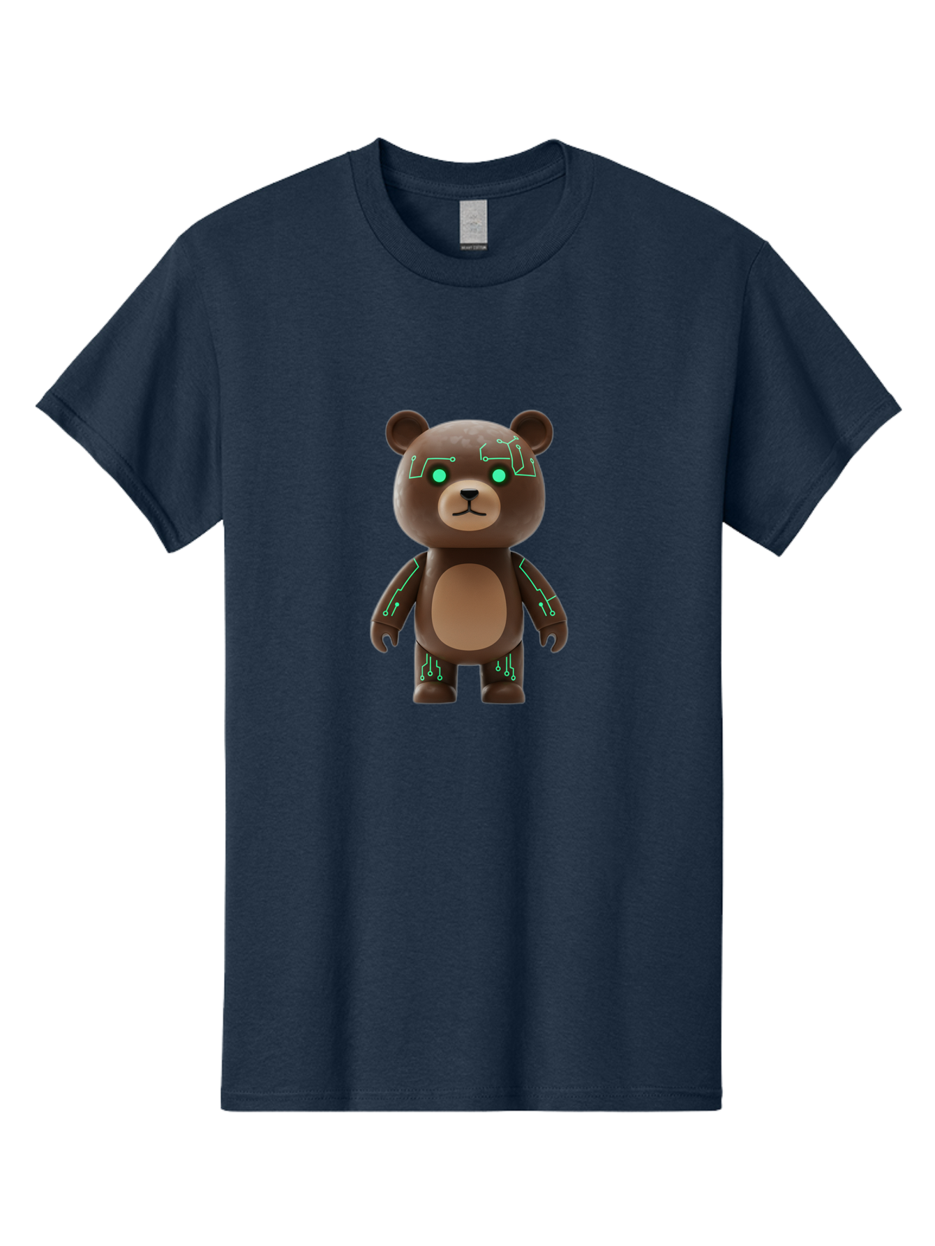 Bear-With-Circuitry Men'S Graphic Tee, 100% Cotton, Comfortable Casual Summer Wear, Machine Washable, Vintage Camera, Old Camera, Antique Camera, Black Camera, Classic Photography, Photography Equipment, Nostalgic Device, Film Camera, Camera Art Bae871