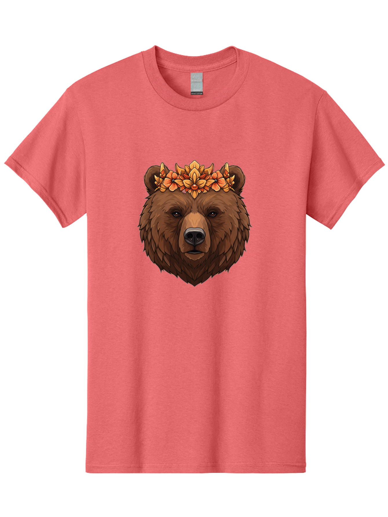 Bear-With-Floral-Crown Men'S Graphic Tee, 100% Cotton, Comfortable Casual Summer Wear, Machine Washable, Vintage Camera, Old Camera, Antique Camera, Black Camera, Classic Photography, Photography Equipment, Nostalgic Device, Film Camera, Camera Art Bae872