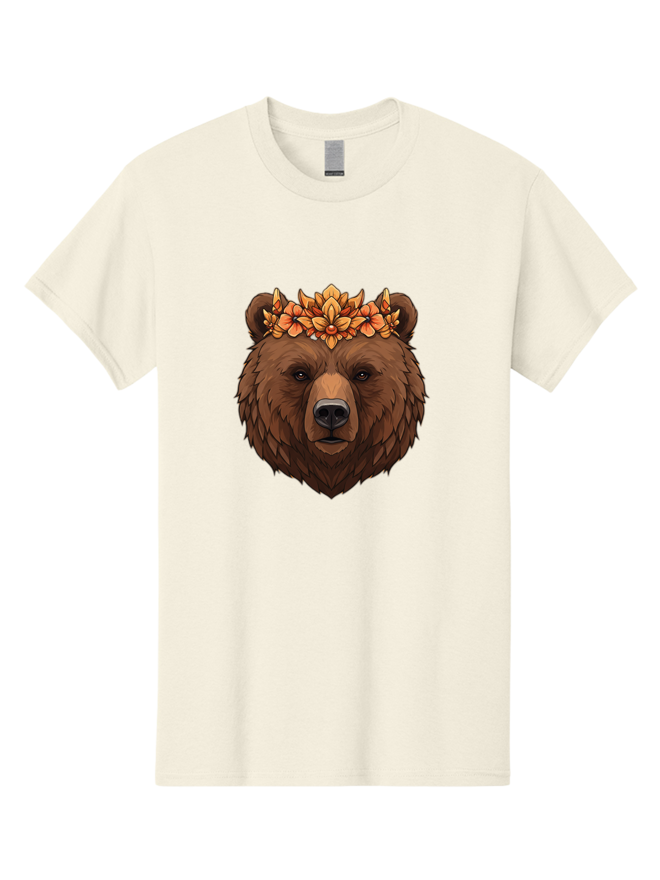 Bear-With-Floral-Crown Men'S Graphic Tee, 100% Cotton, Comfortable Casual Summer Wear, Machine Washable, Vintage Camera, Old Camera, Antique Camera, Black Camera, Classic Photography, Photography Equipment, Nostalgic Device, Film Camera, Camera Art Bae872