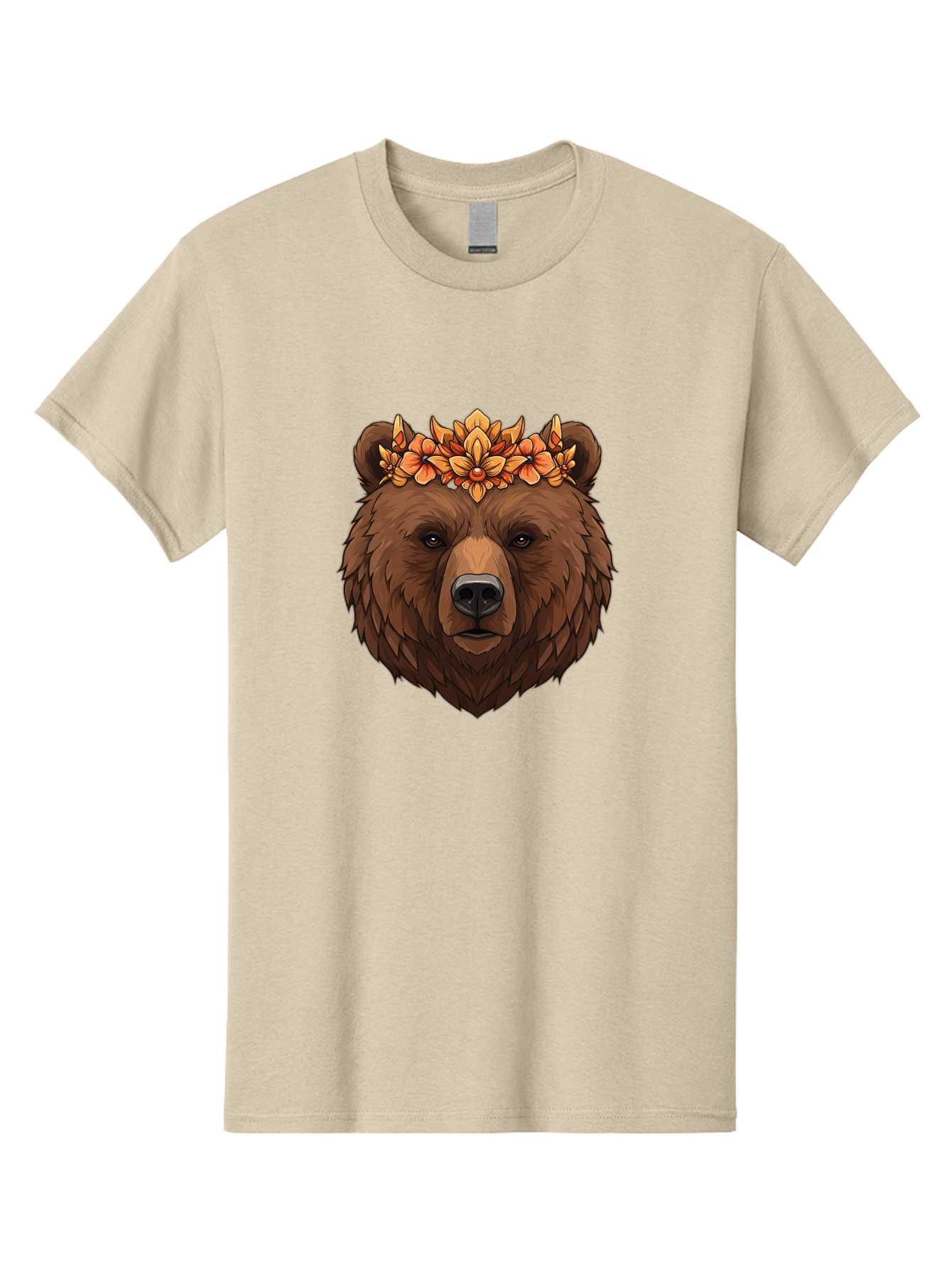 Bear-With-Floral-Crown Men'S Graphic Tee, 100% Cotton, Comfortable Casual Summer Wear, Machine Washable, Vintage Camera, Old Camera, Antique Camera, Black Camera, Classic Photography, Photography Equipment, Nostalgic Device, Film Camera, Camera Art Bae872