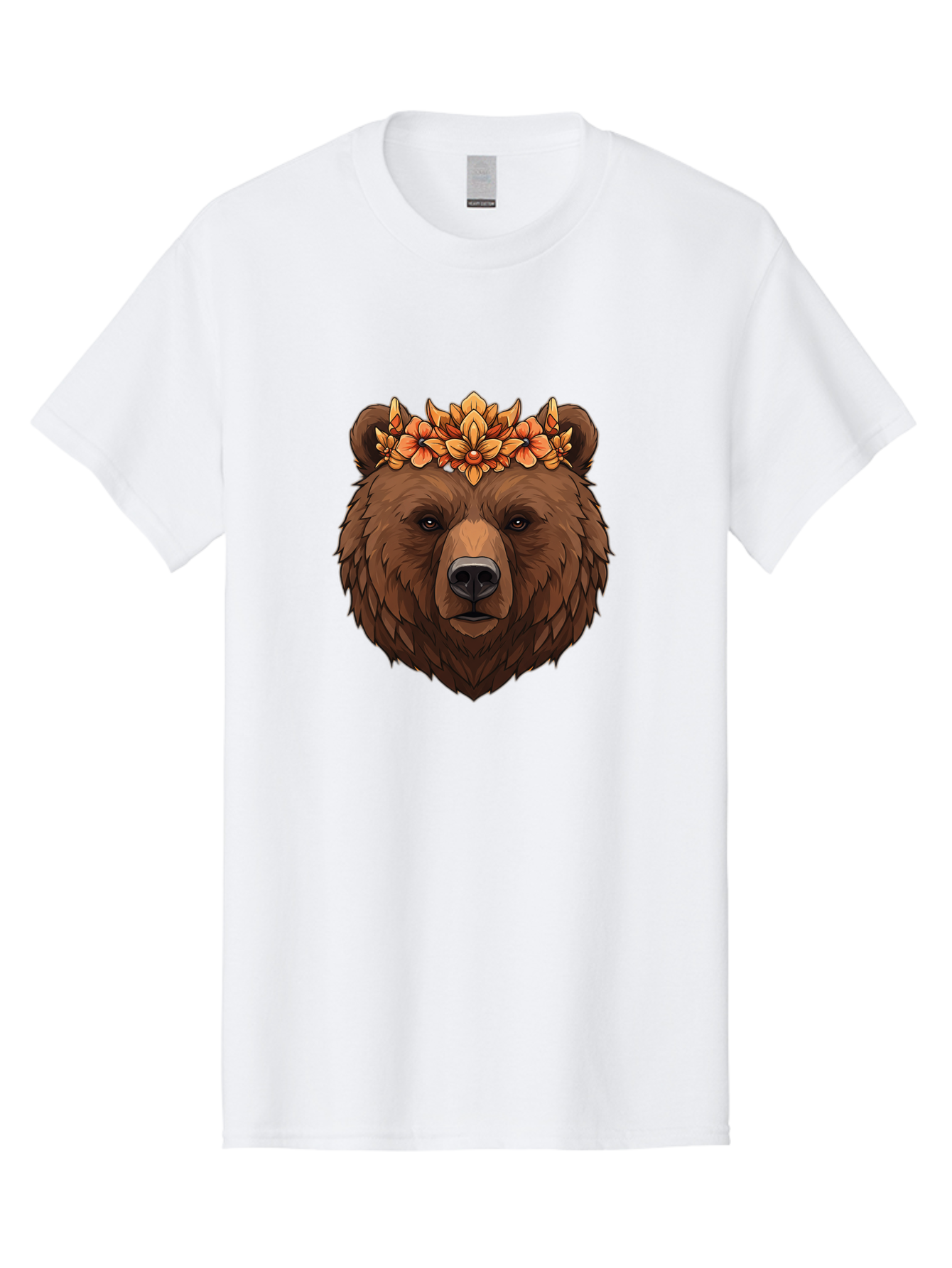 Bear-With-Floral-Crown Men'S Graphic Tee, 100% Cotton, Comfortable Casual Summer Wear, Machine Washable, Vintage Camera, Old Camera, Antique Camera, Black Camera, Classic Photography, Photography Equipment, Nostalgic Device, Film Camera, Camera Art Bae872