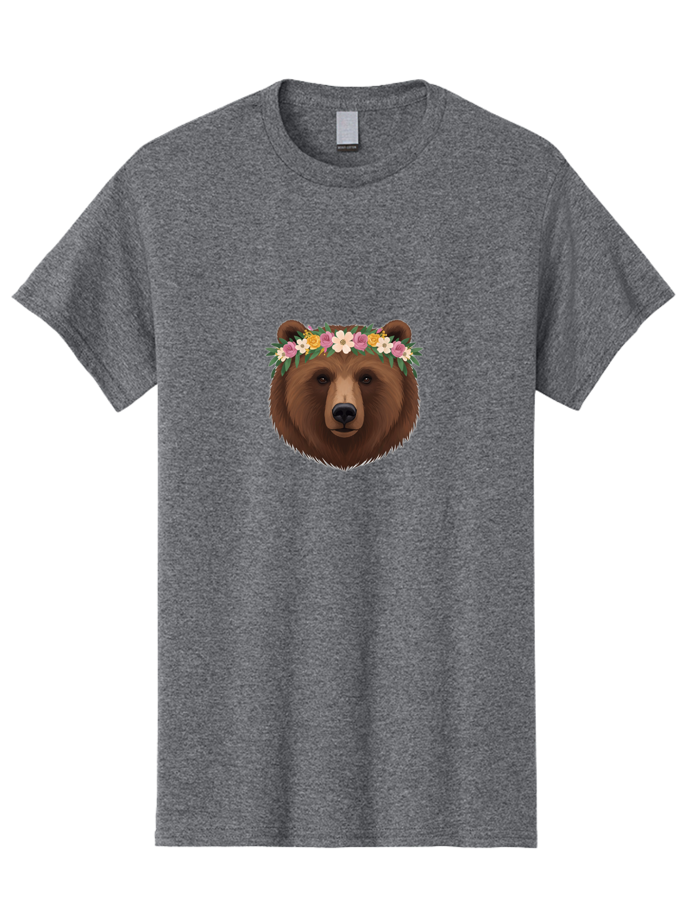 Bear-With-Flowers Men'S Graphic Tee, 100% Cotton, Comfortable Casual Summer Wear, Machine Washable, Vintage Camera, Old Camera, Antique Camera, Black Camera, Classic Photography, Photography Equipment, Nostalgic Device, Film Camera, Camera Art Bae874