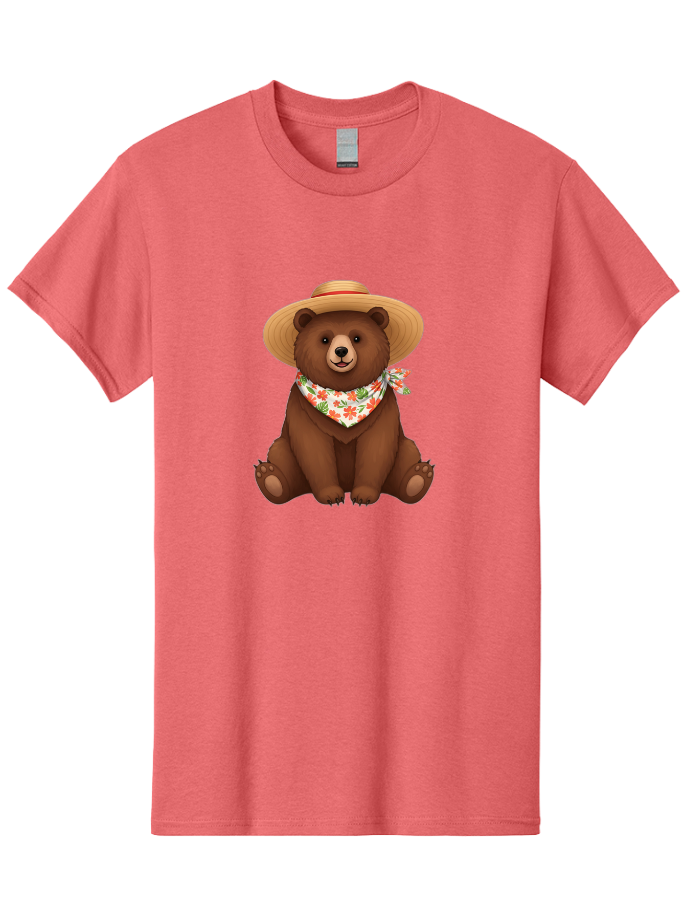 Bear-With-Hat-And-Bandana Men'S Graphic Tee, 100% Cotton, Comfortable Casual Summer Wear, Machine Washable, Vintage Camera, Old Camera, Antique Camera, Black Camera, Classic Photography, Photography Equipment, Nostalgic Device, Film Camera, Bae876