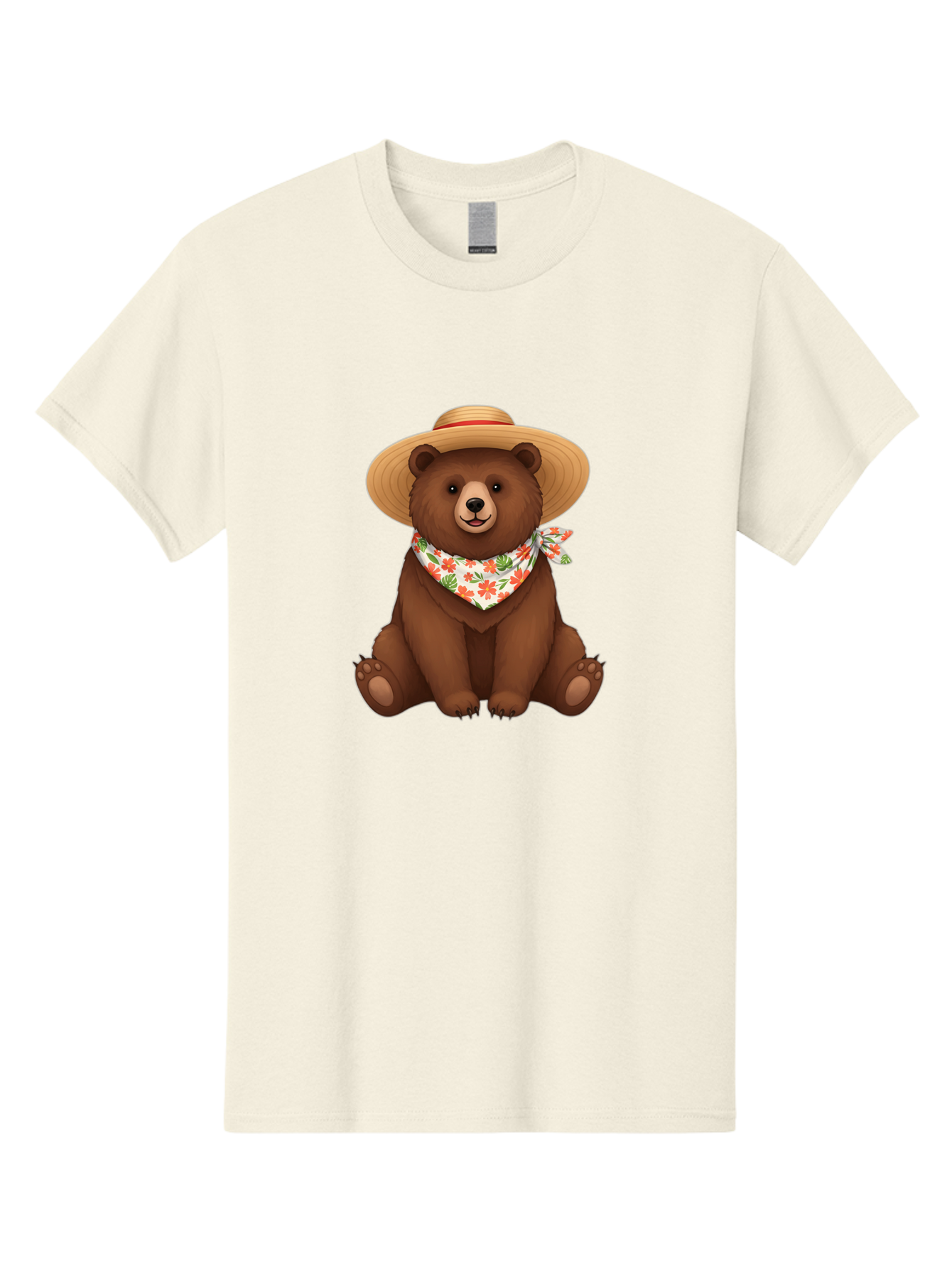 Bear-With-Hat-And-Bandana Men'S Graphic Tee, 100% Cotton, Comfortable Casual Summer Wear, Machine Washable, Vintage Camera, Old Camera, Antique Camera, Black Camera, Classic Photography, Photography Equipment, Nostalgic Device, Film Camera, Bae876