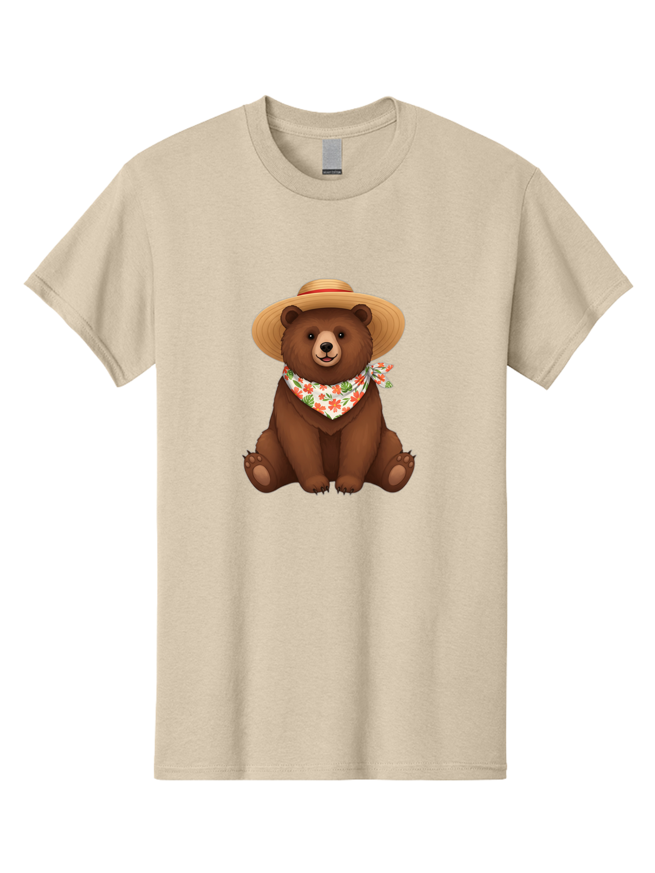 Bear-With-Hat-And-Bandana Men'S Graphic Tee, 100% Cotton, Comfortable Casual Summer Wear, Machine Washable, Vintage Camera, Old Camera, Antique Camera, Black Camera, Classic Photography, Photography Equipment, Nostalgic Device, Film Camera, Bae876