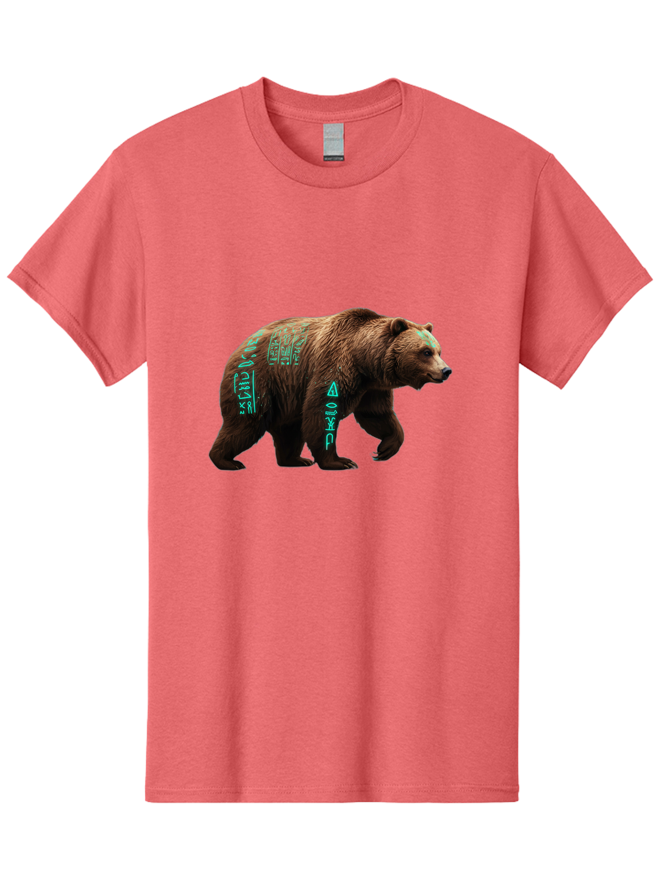 Bear-With-Hieroglyphics Men'S Graphic Tee, 100% Cotton, Comfortable Casual Summer Wear, Machine Washable, Vintage Camera, Old Camera, Antique Camera, Black Camera, Classic Photography, Photography Equipment, Nostalgic Device, Film Camera, Bae877