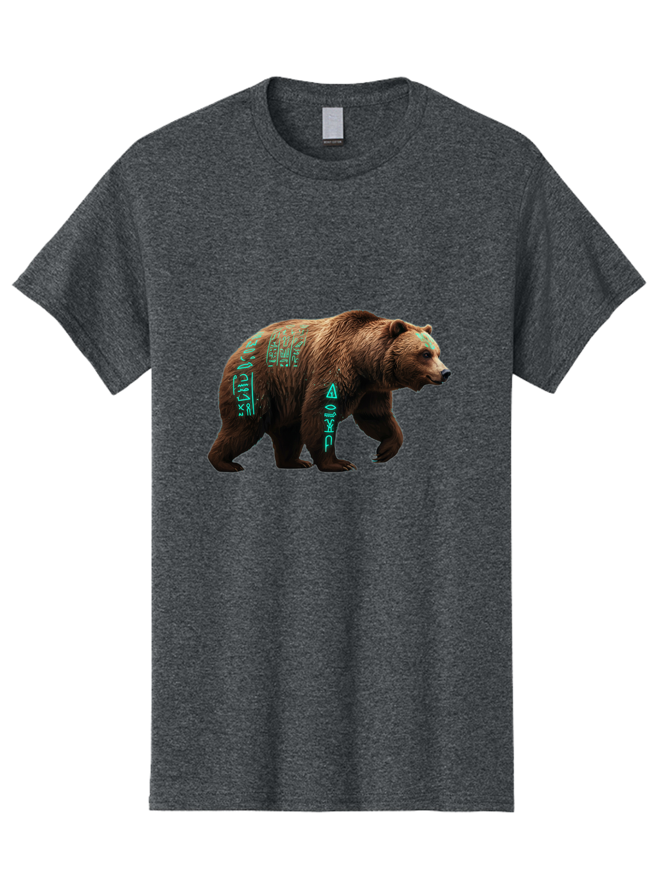 Bear-With-Hieroglyphics Men'S Graphic Tee, 100% Cotton, Comfortable Casual Summer Wear, Machine Washable, Vintage Camera, Old Camera, Antique Camera, Black Camera, Classic Photography, Photography Equipment, Nostalgic Device, Film Camera, Bae877